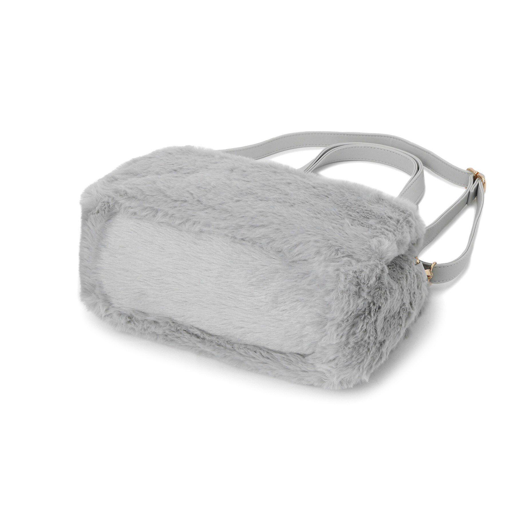 ITS&rsquo;DEMO「【2WAY】両あおりフェイクファートート」|トートバッグ|