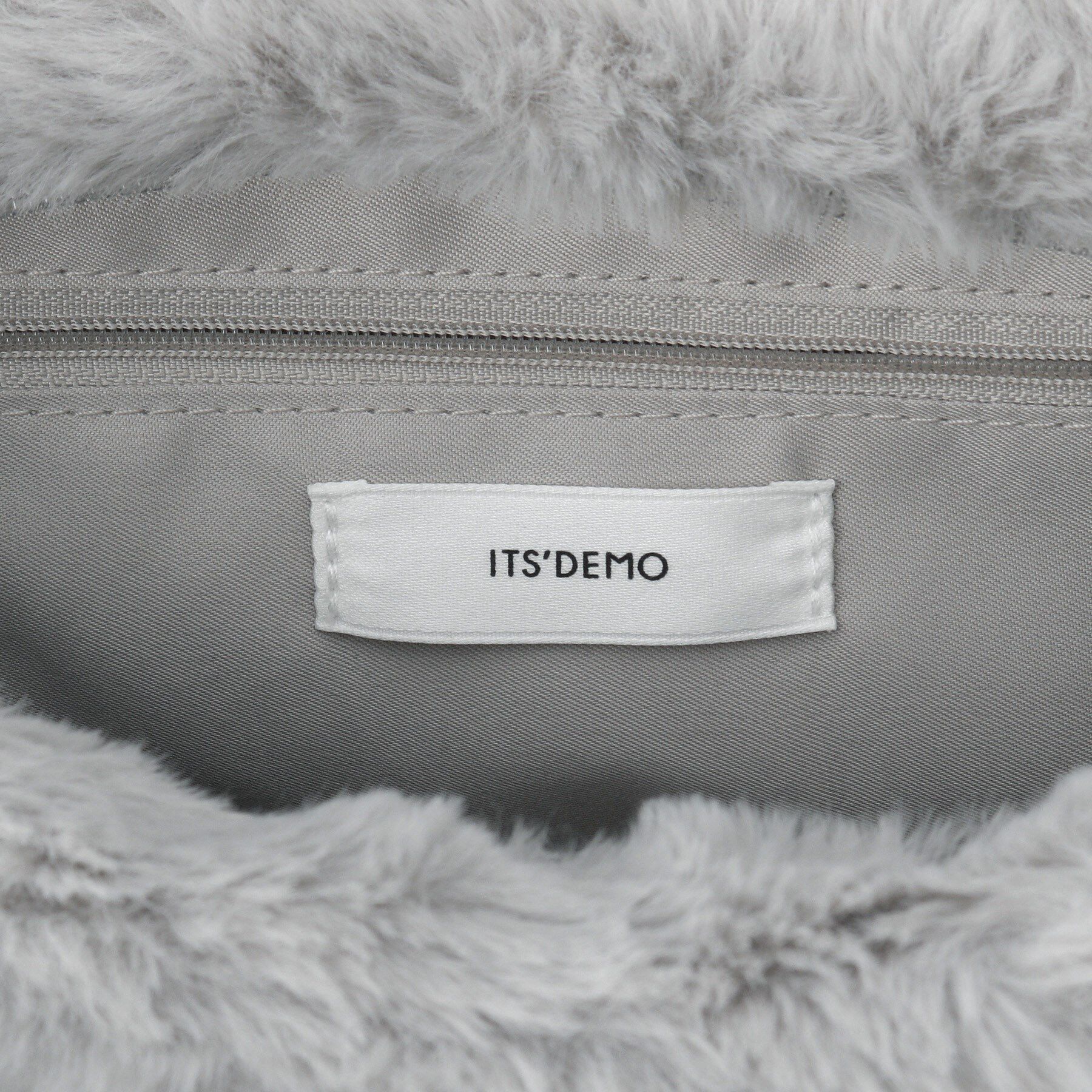 ITS&rsquo;DEMO「【2WAY】両あおりフェイクファートート」|トートバッグ|