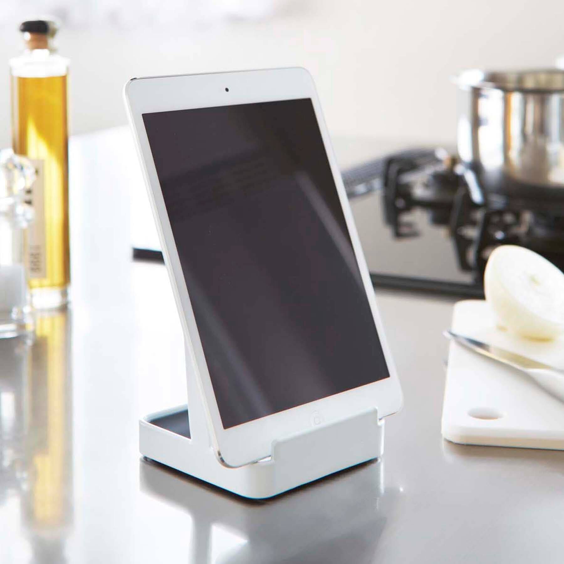 212 KITCHEN STORE「お玉＆鍋フタスタンド WH 山崎実業 ＜tower タワー＞」|食器・キッチングッズ|