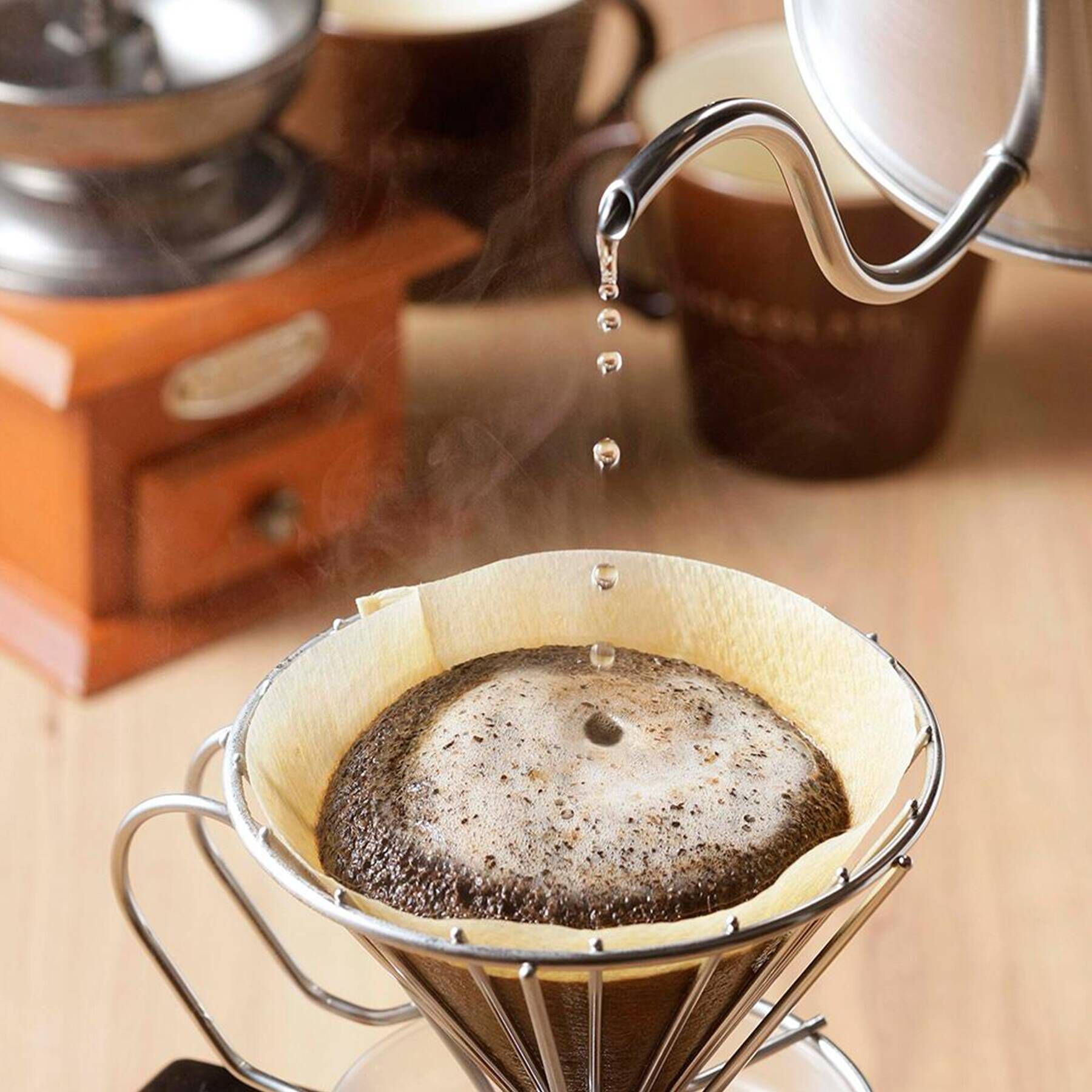 212 KITCHEN STORE「珈琲考具　ドリップポット ITTEKI 木ハンドル ＜KOGU＞」|食器・キッチングッズ|