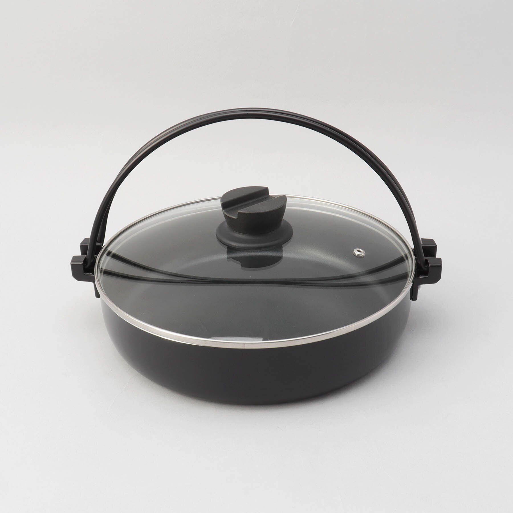 212 KITCHEN STORE「◆おうち御膳 ふっ素加工 IH対応 ガラス蓋付 すきやき鍋 26cm」|食器・キッチングッズ|その他