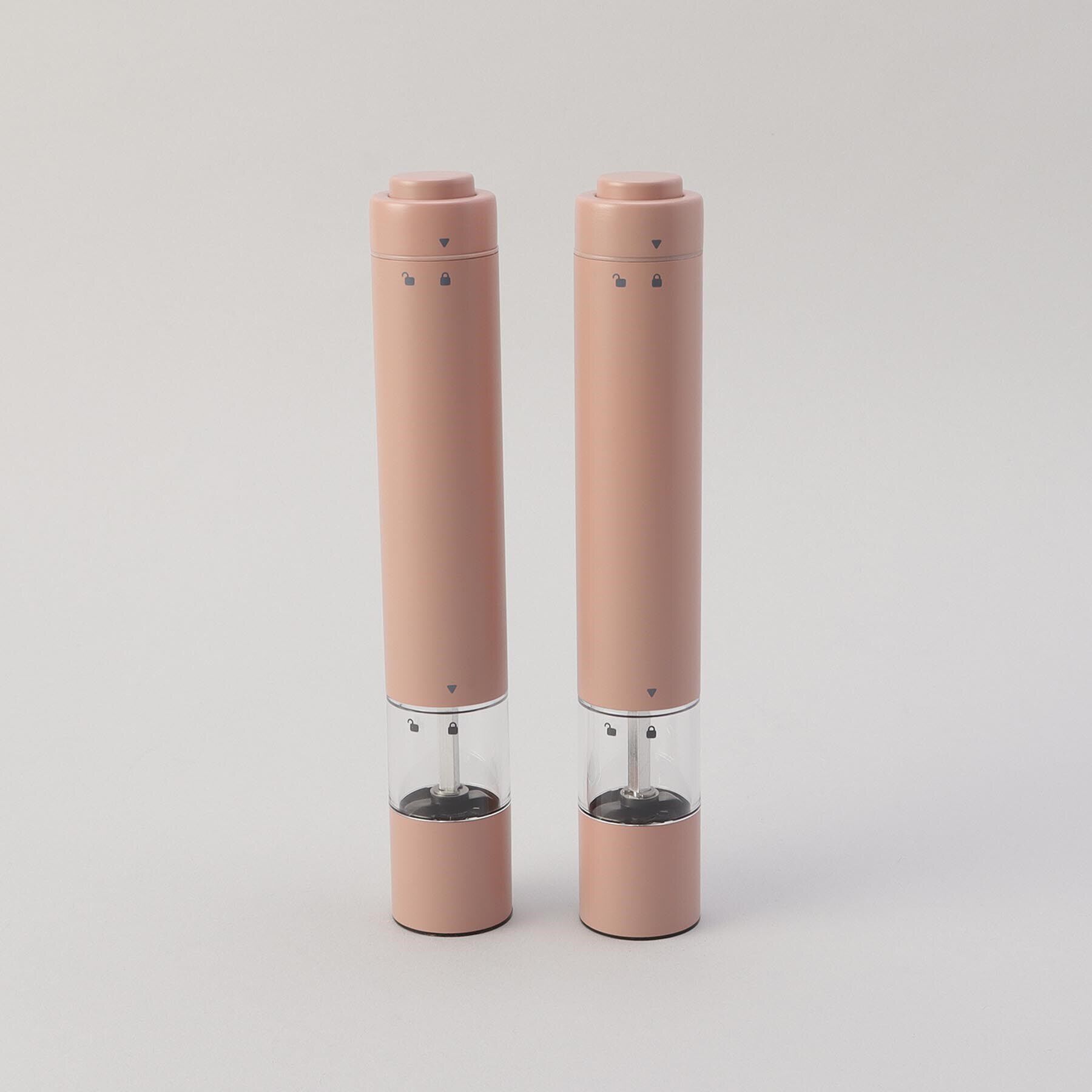 212 KITCHEN STORE「電動ソルト＆ペッパーミルミニ　グレイッシュピンク ＜recolte レコルト＞」|食器・キッチングッズ|