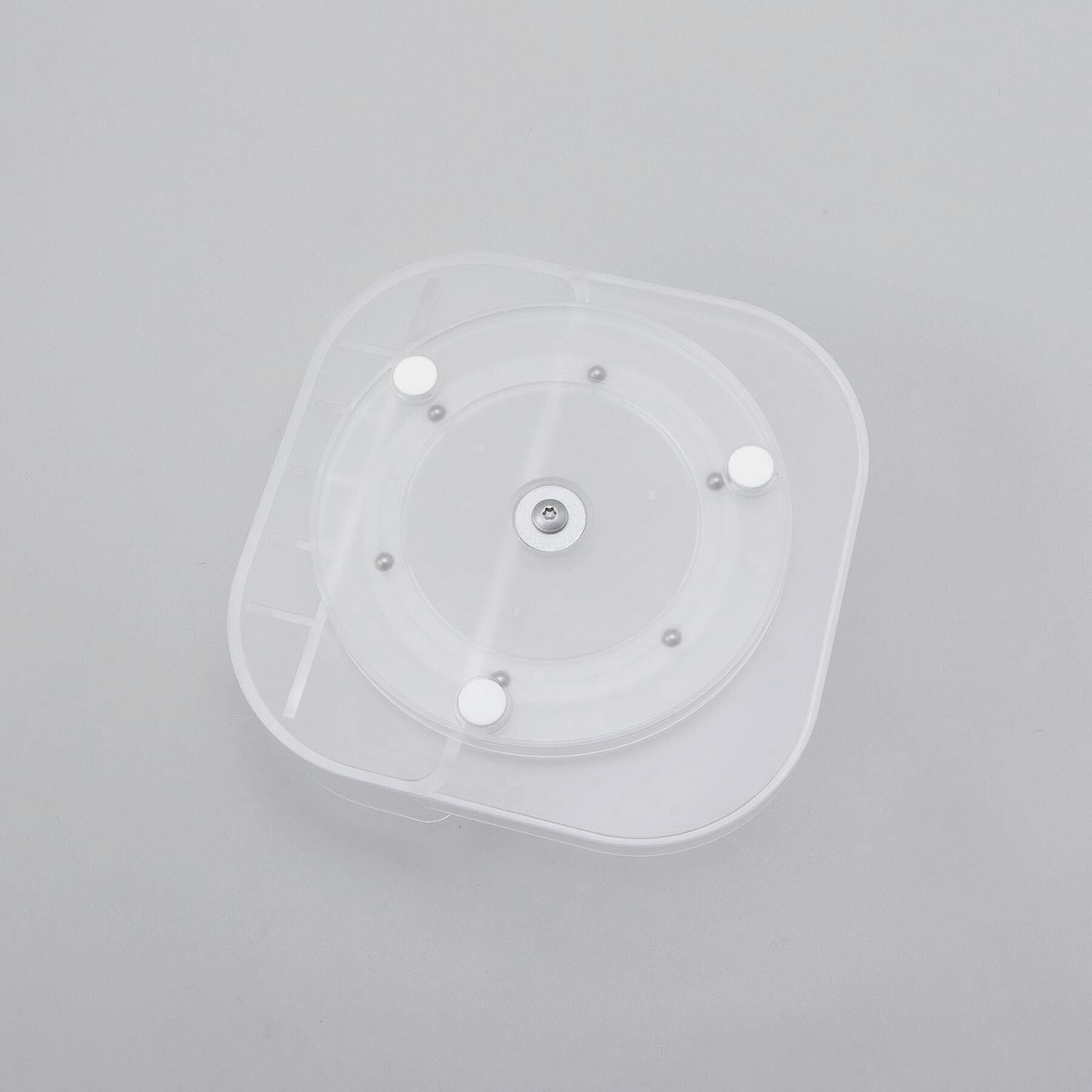 212 KITCHEN STORE「冷蔵庫中回転式仕切り付きトレー スクエア WH 山崎実業 ＜tower タワー＞」|食器・キッチングッズ|