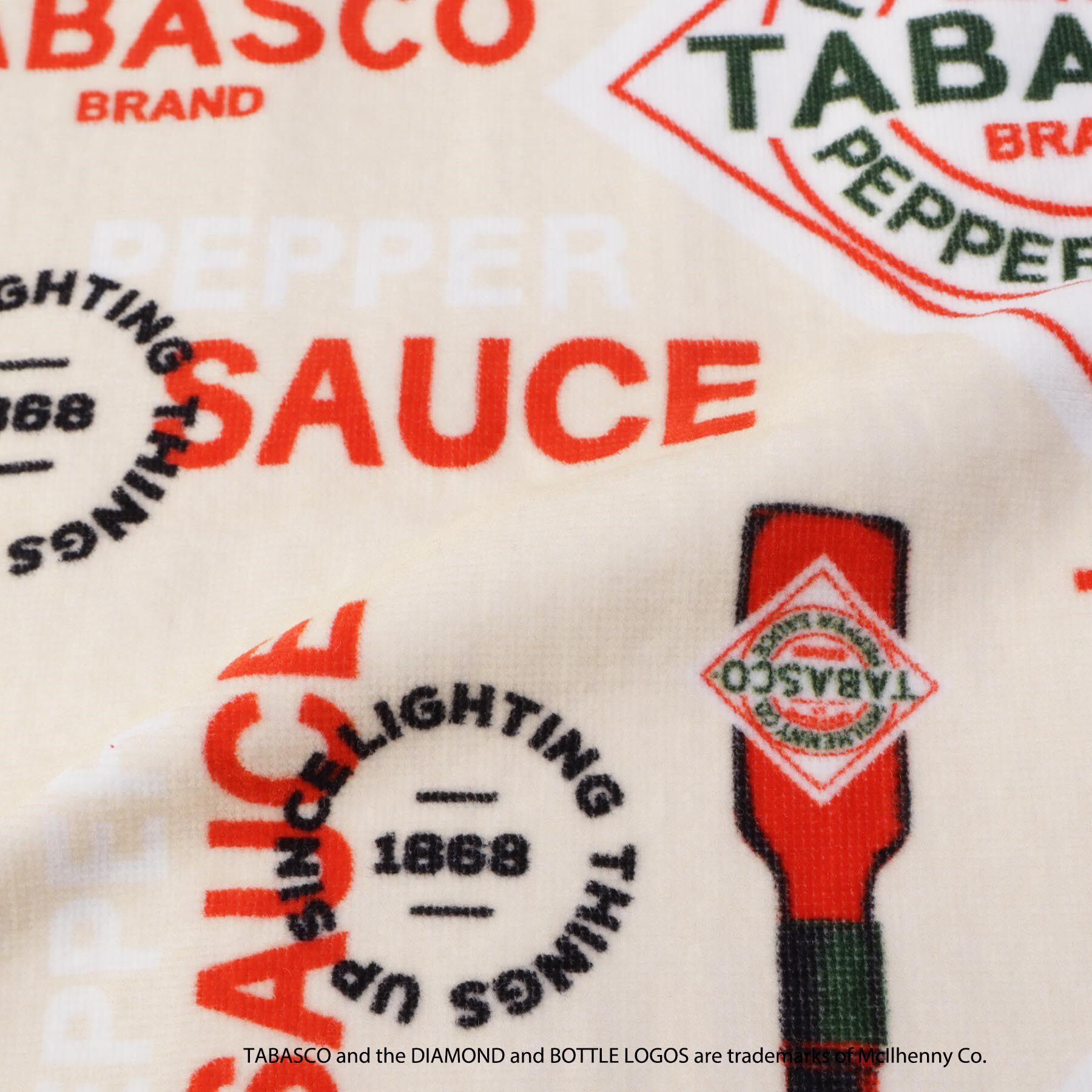212 KITCHEN STORE「キッチンタオル IV ＜TABASCO(R) タバスコ＞」|ハンカチ|