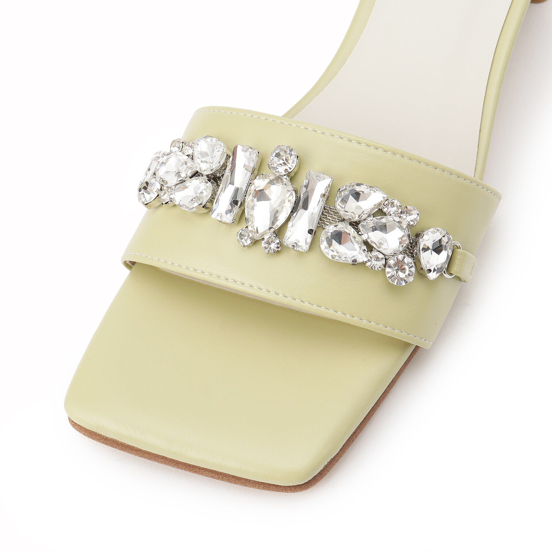 ESPERANZA「ビジューカラフルローヒールミュール」|サンダル|