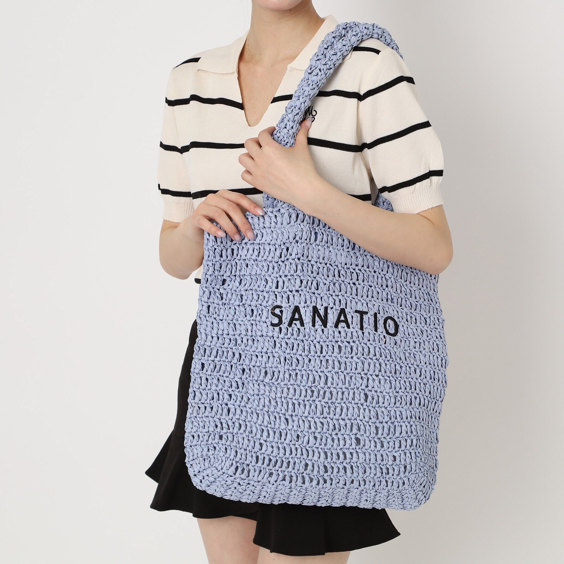 Ober Tashe「雑材ロゴ刺繍トート」|トートバッグ|