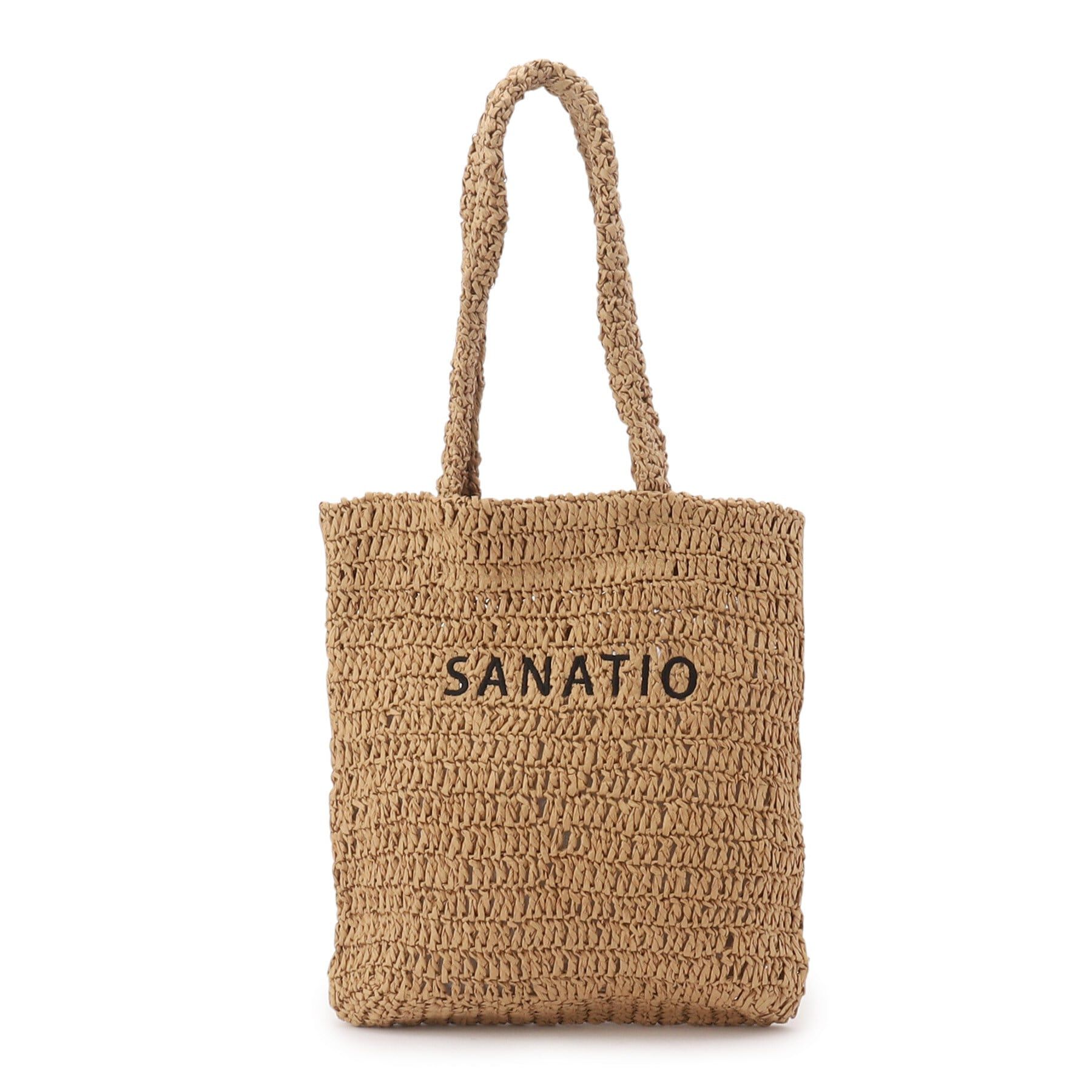 Ober Tashe「雑材ロゴ刺繍トート」|トートバッグ|ベージュ(052)