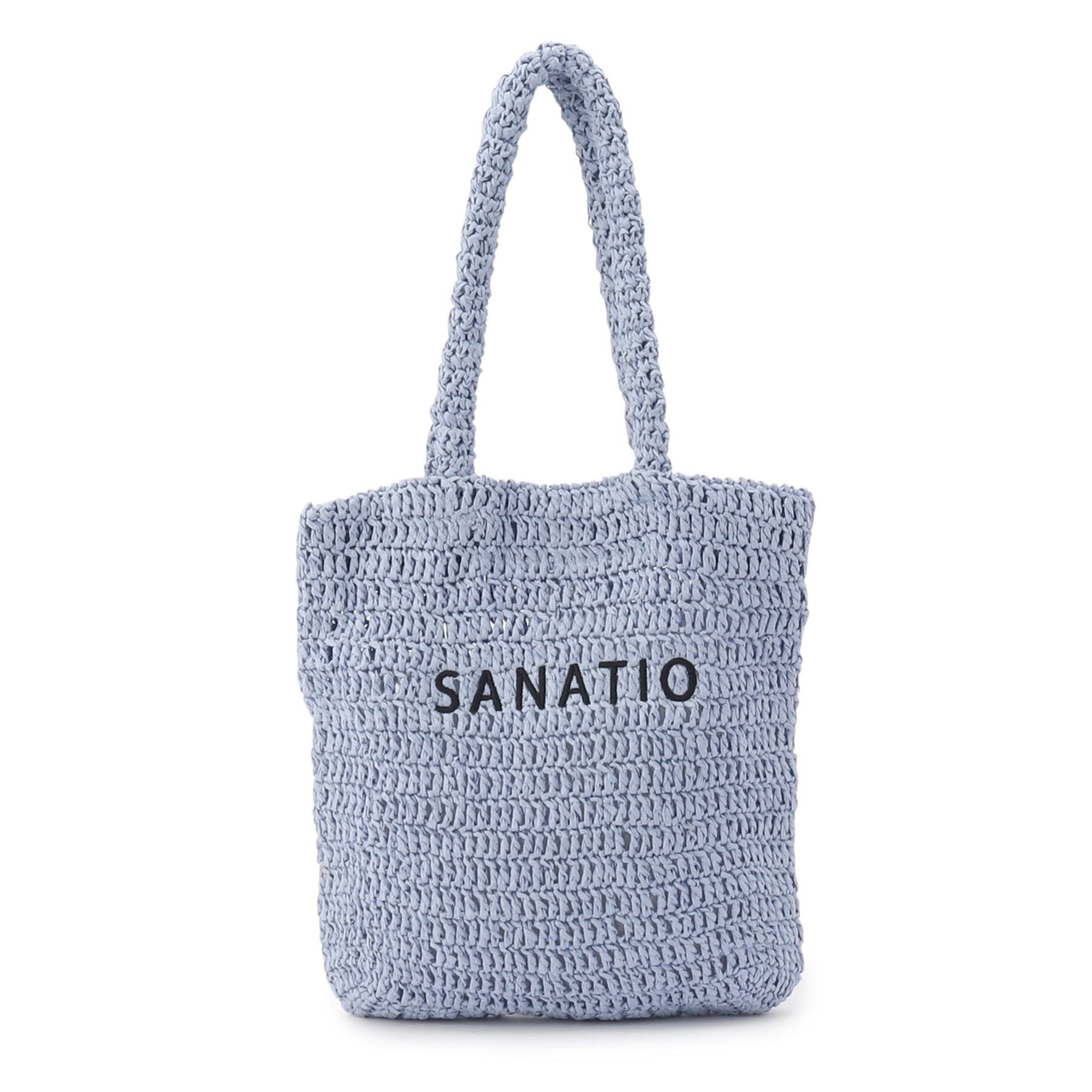 Ober Tashe「雑材ロゴ刺繍トート」|トートバッグ|ブルー(091)