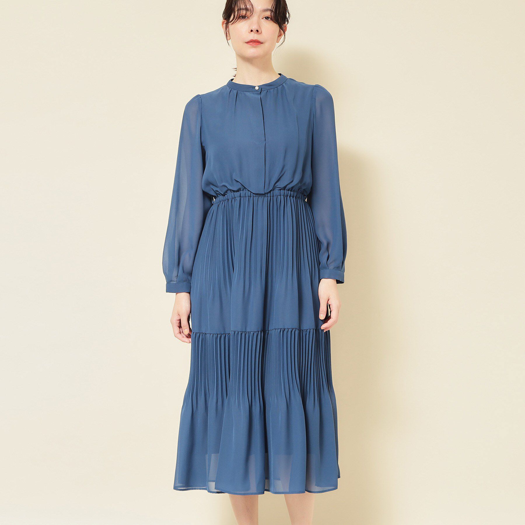 SunaUna「【S～Lサイズ／セレモニーにも】プリーツワンピース」|ワンピース|