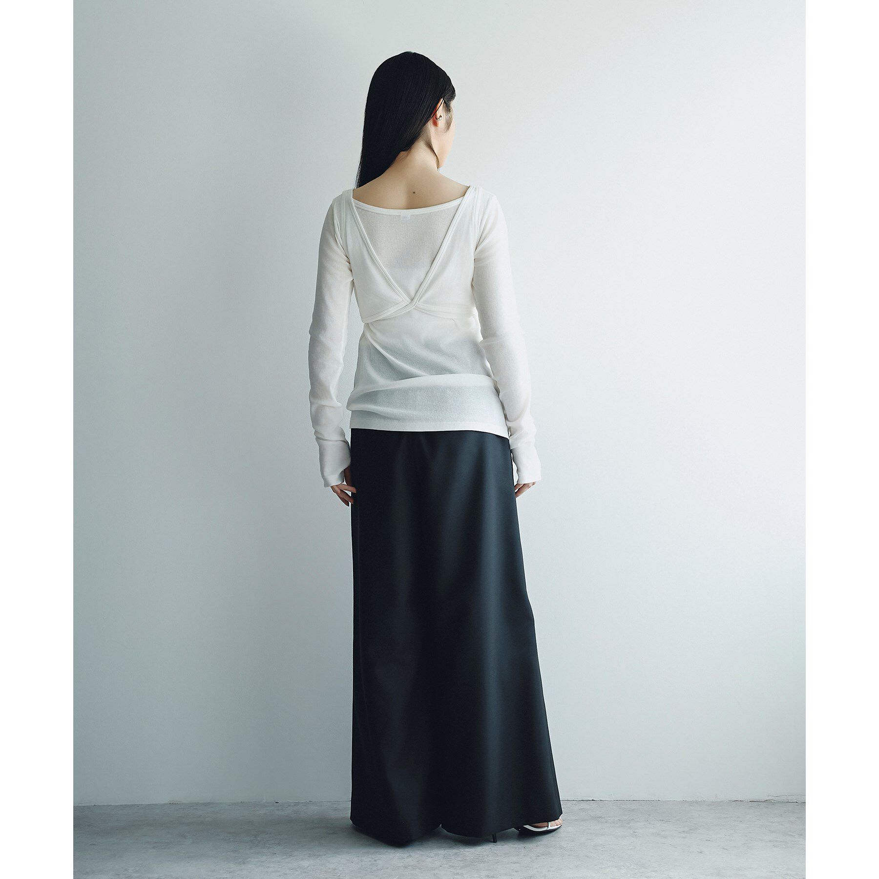 CODE A「bra top layered tee」|Tシャツ・カットソー|