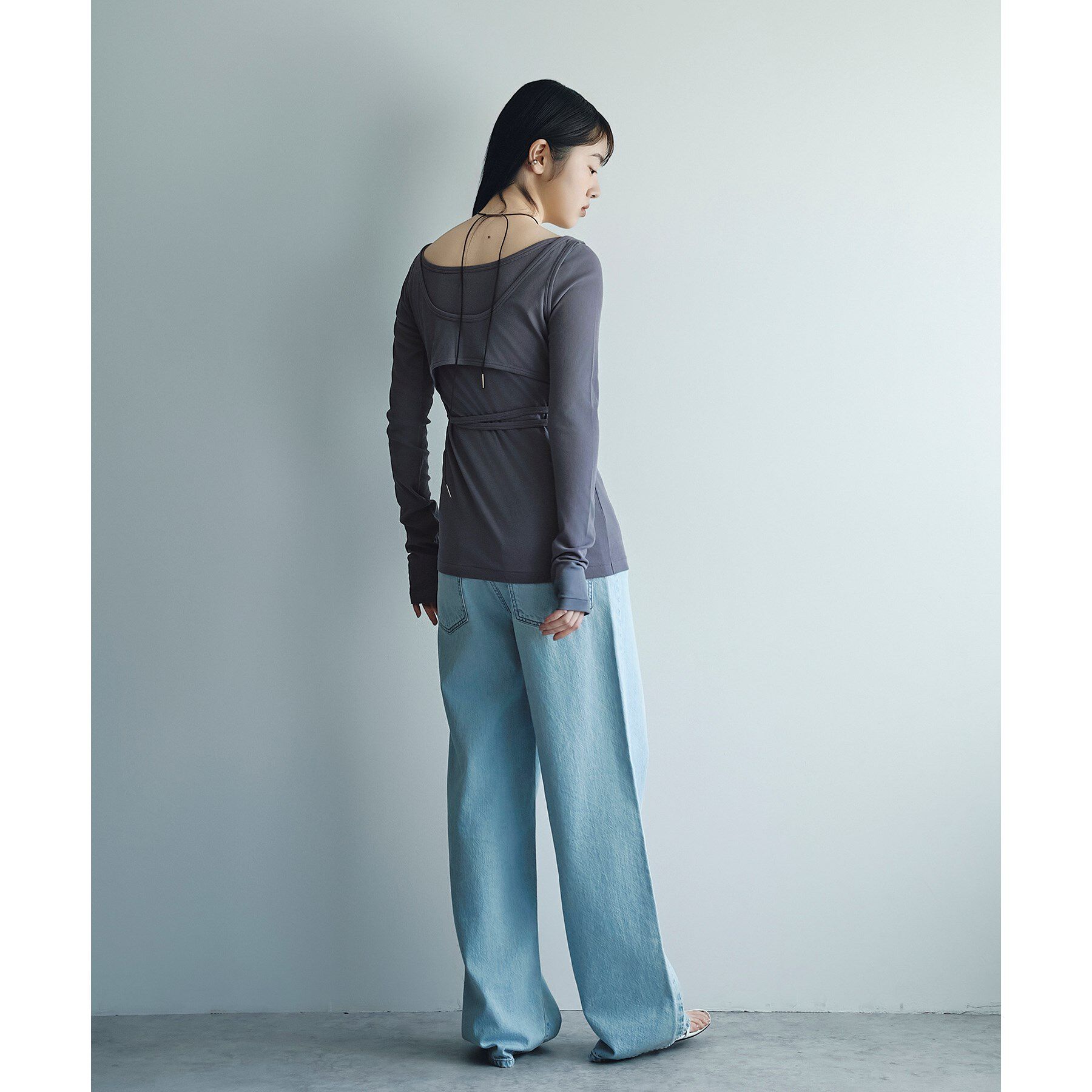 CODE A「bra top layered tee」|Tシャツ・カットソー|