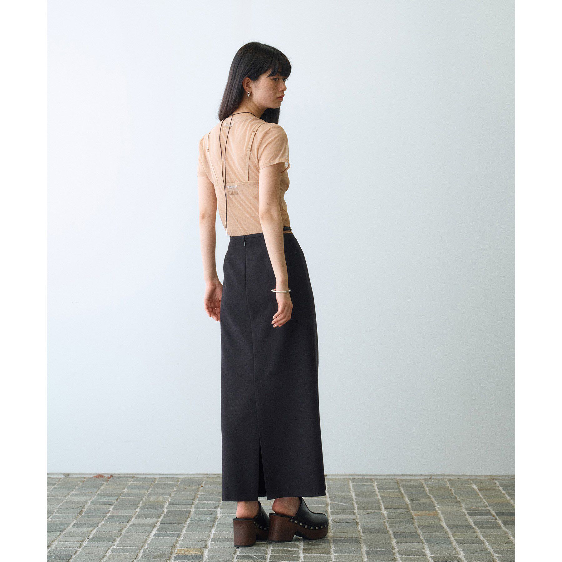 CODE A「Organic Basics｜Mesh Tee」|Tシャツ・カットソー|