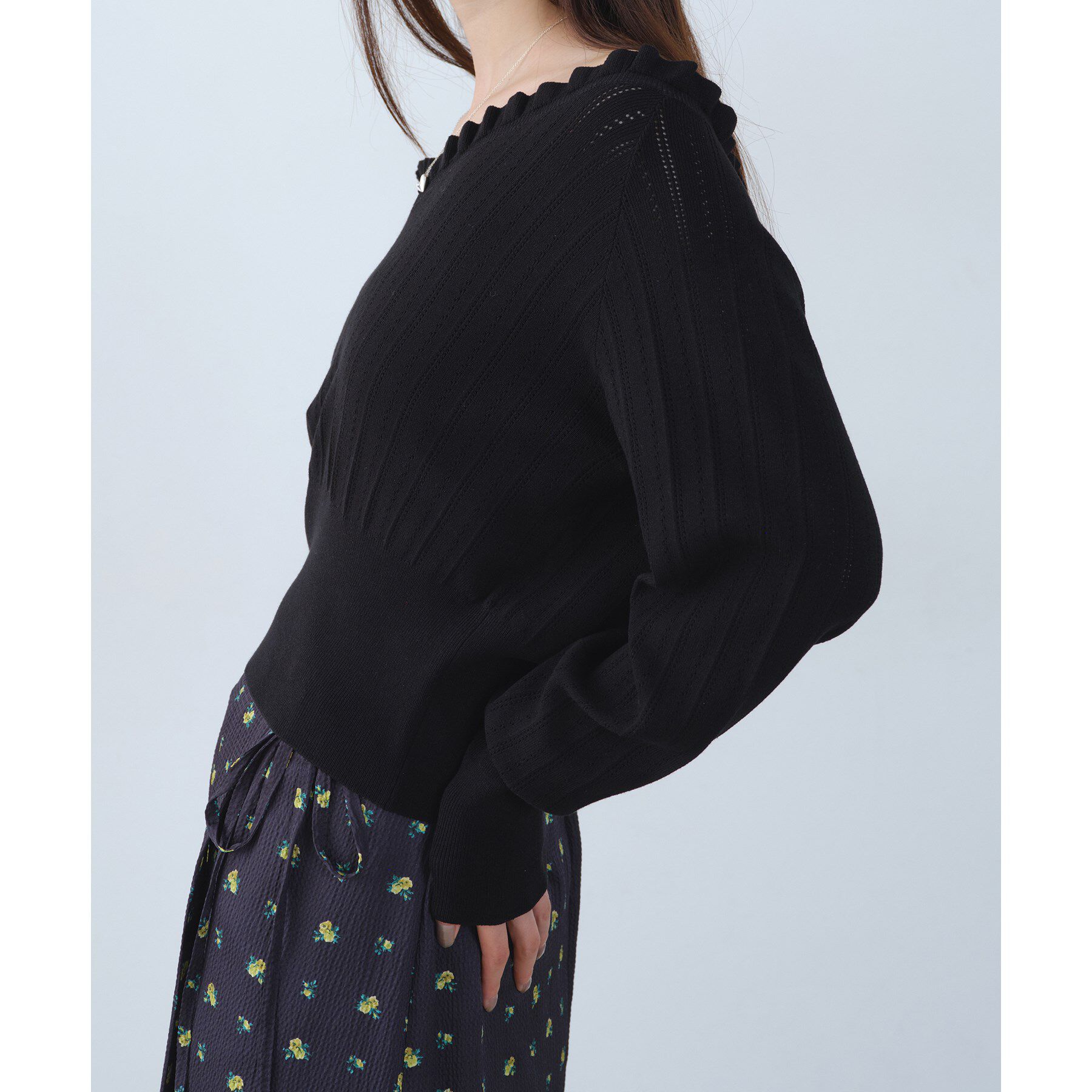 CODE A「frill design knit」|ニット・セーター|