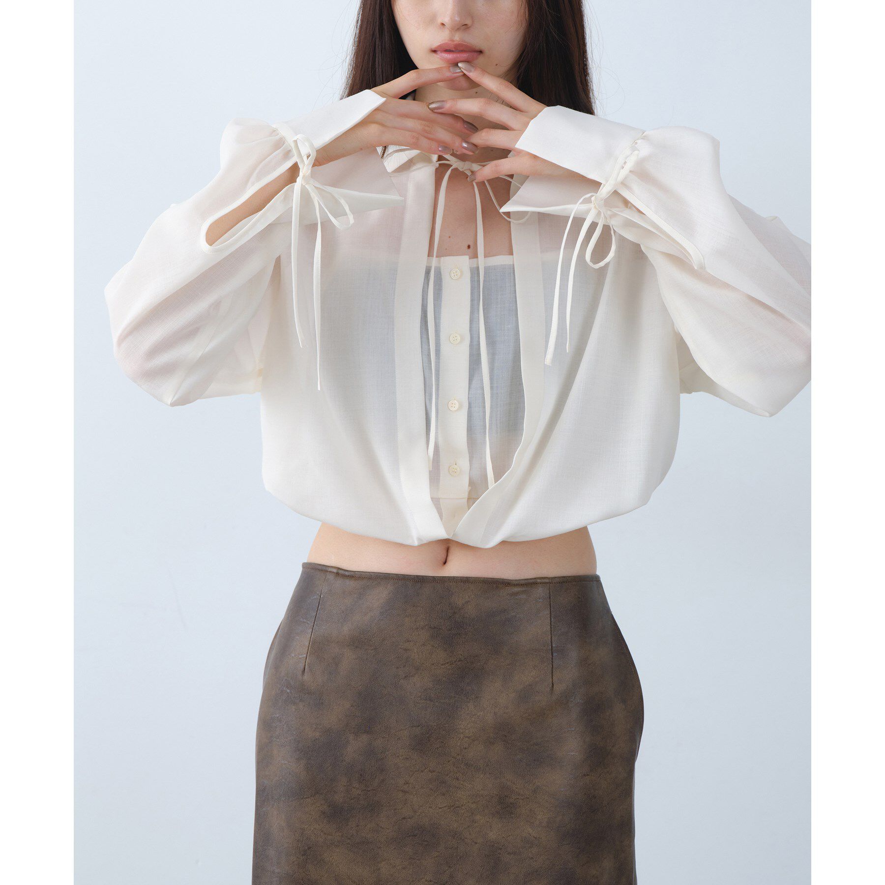 CODE A「air frame layered shirt」|シャツ・ブラウス|