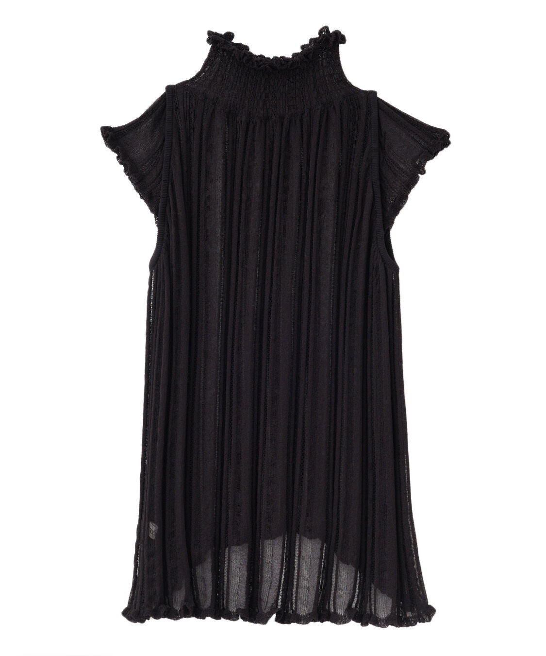 COCO DEAL「透かし編みニットチュニック」|ニット・セーター|