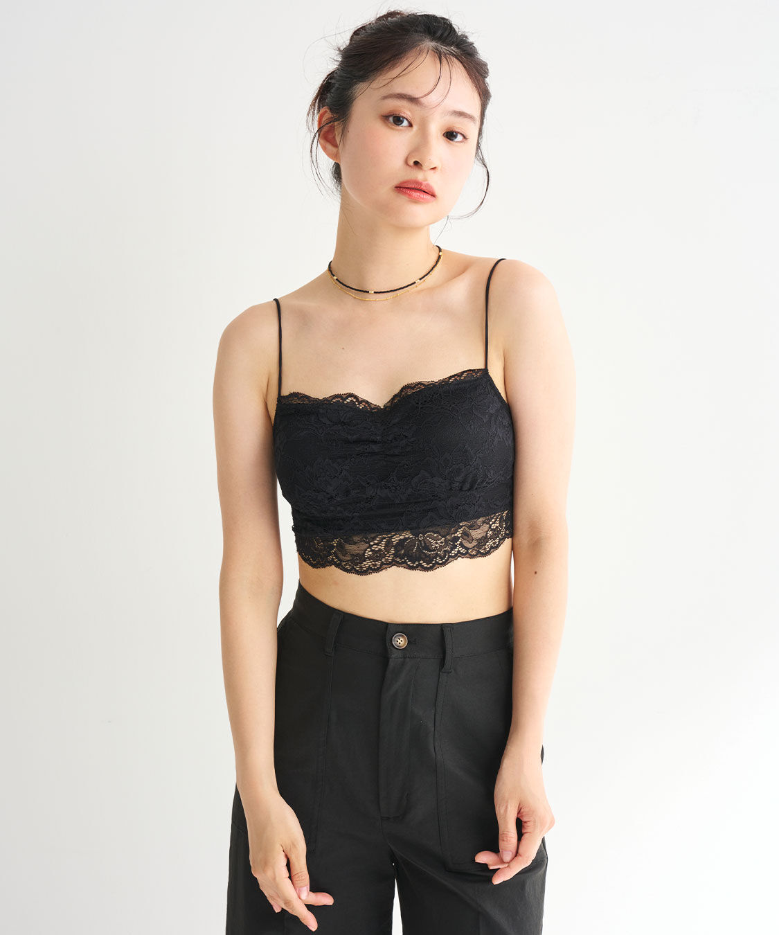 COCO DEAL「レースキャミカップ付きインナー」|インナー|