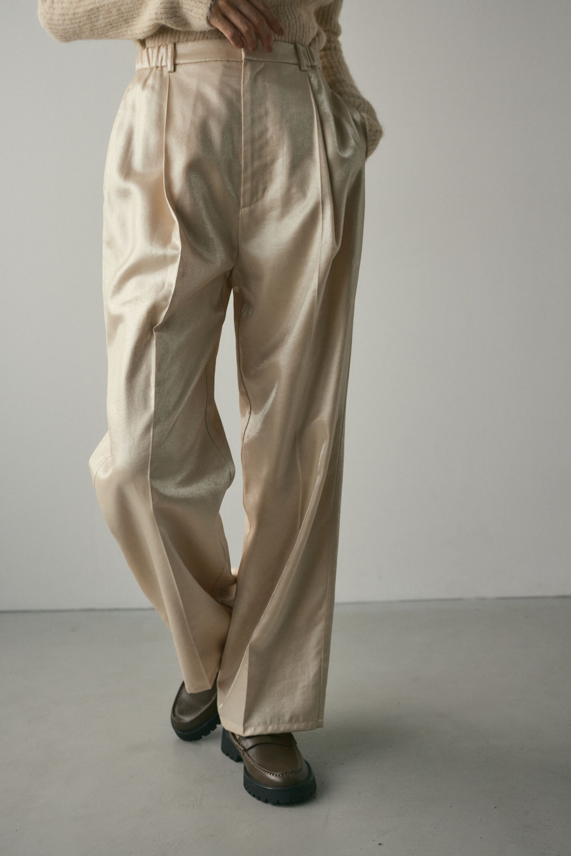 STYLEMIXER「サテンタックパンツ」|その他|