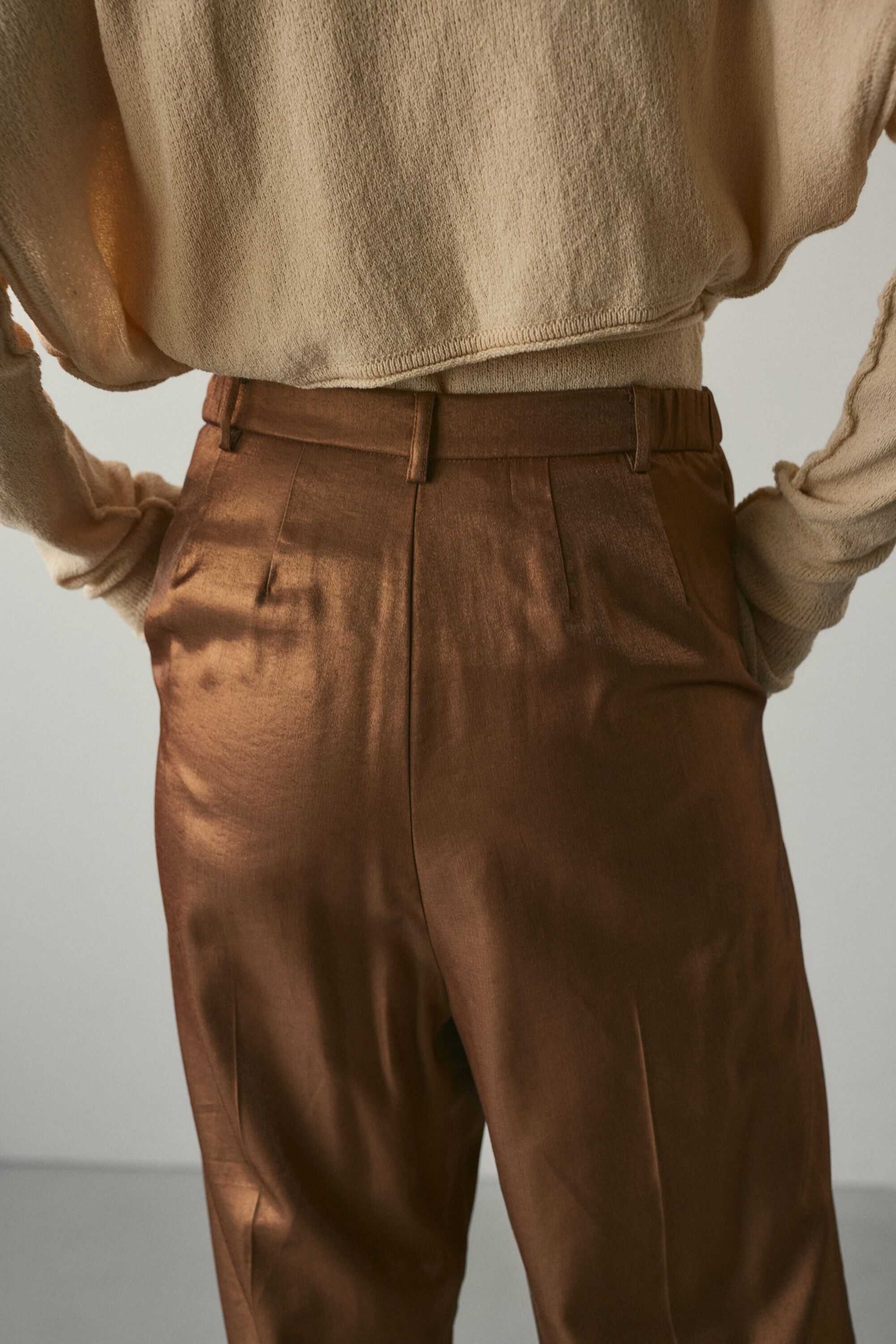 STYLEMIXER「サテンタックパンツ」|その他|