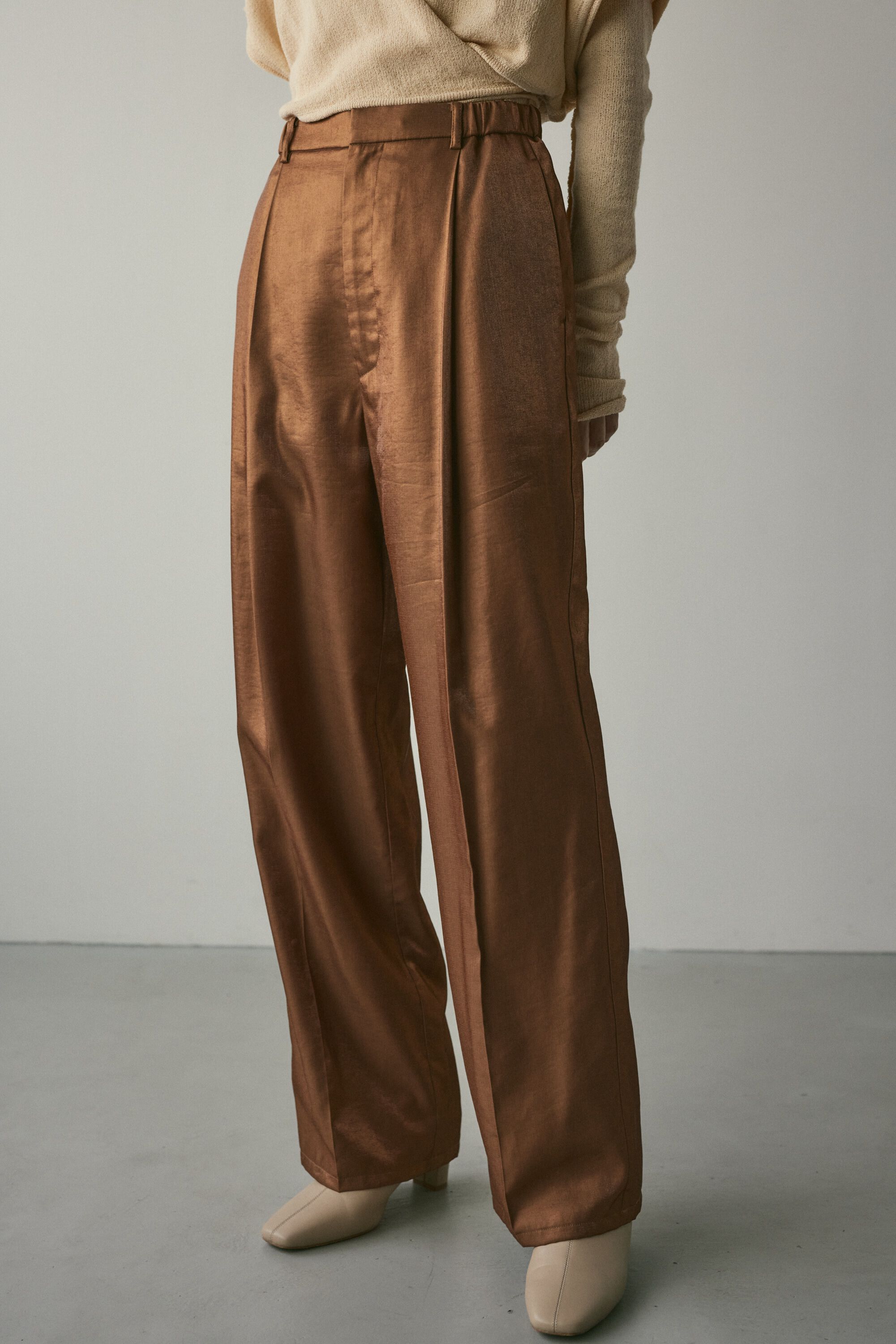 STYLEMIXER「サテンタックパンツ」|その他|