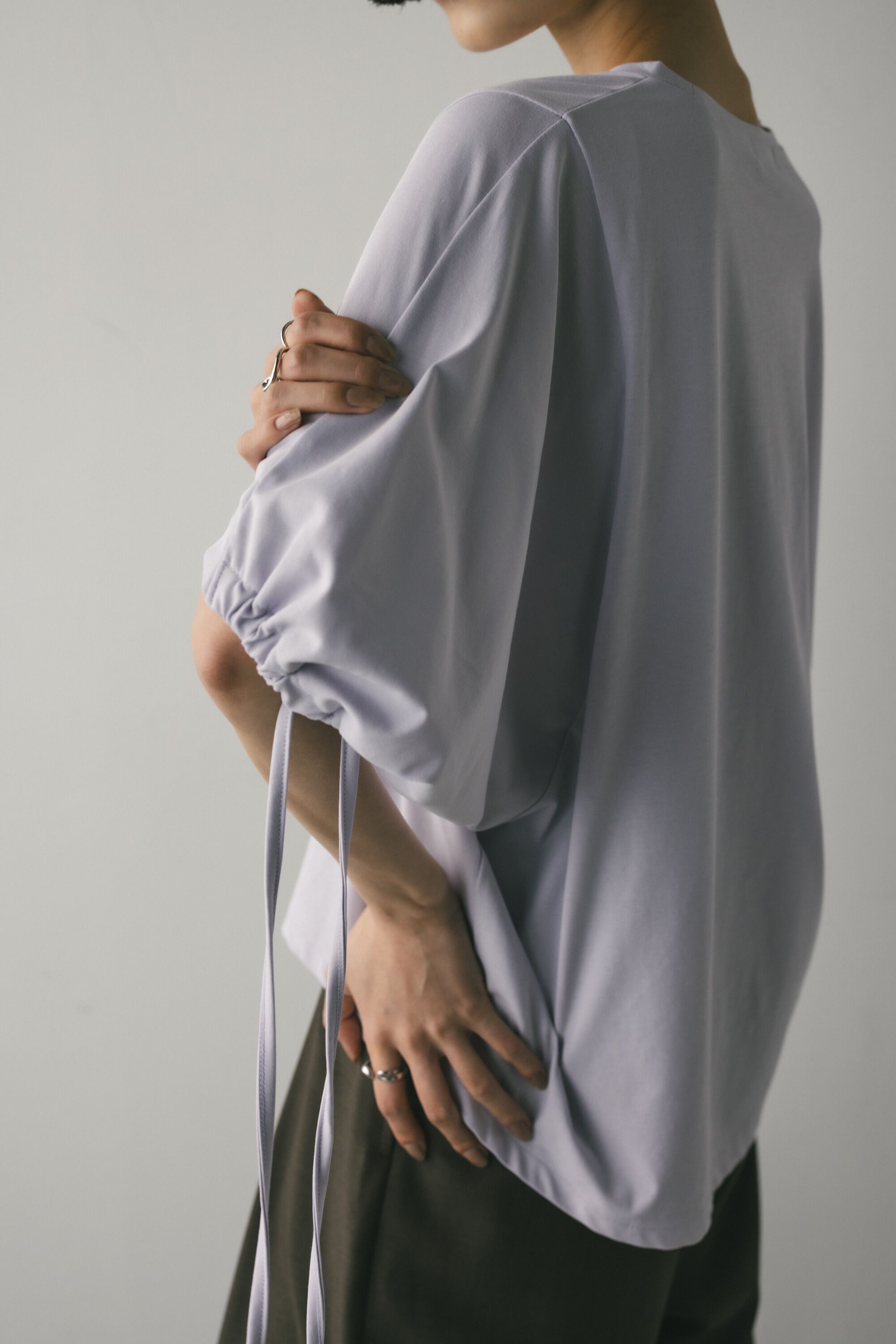 STYLEMIXER「ギャザーストリングT」|Tシャツ・カットソー|