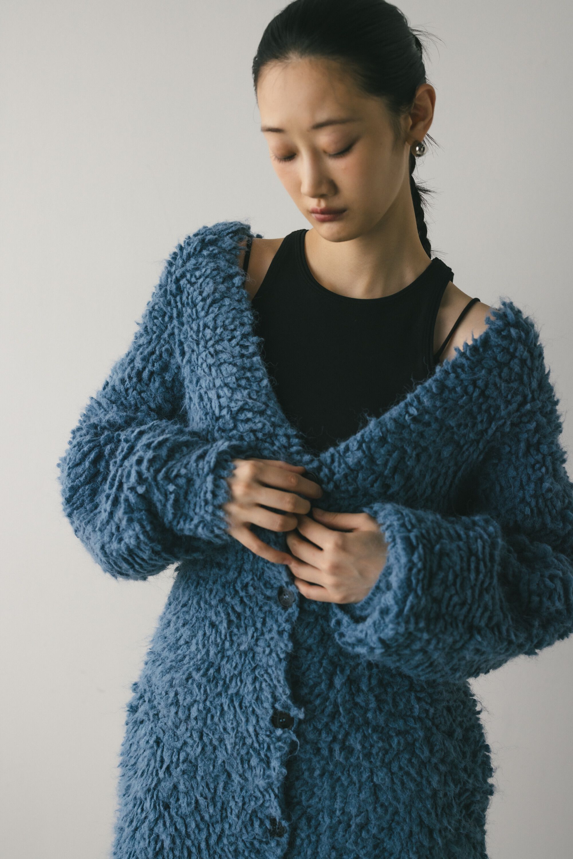 STYLEMIXER「ミックスループニットカーデ」|カーディガン|