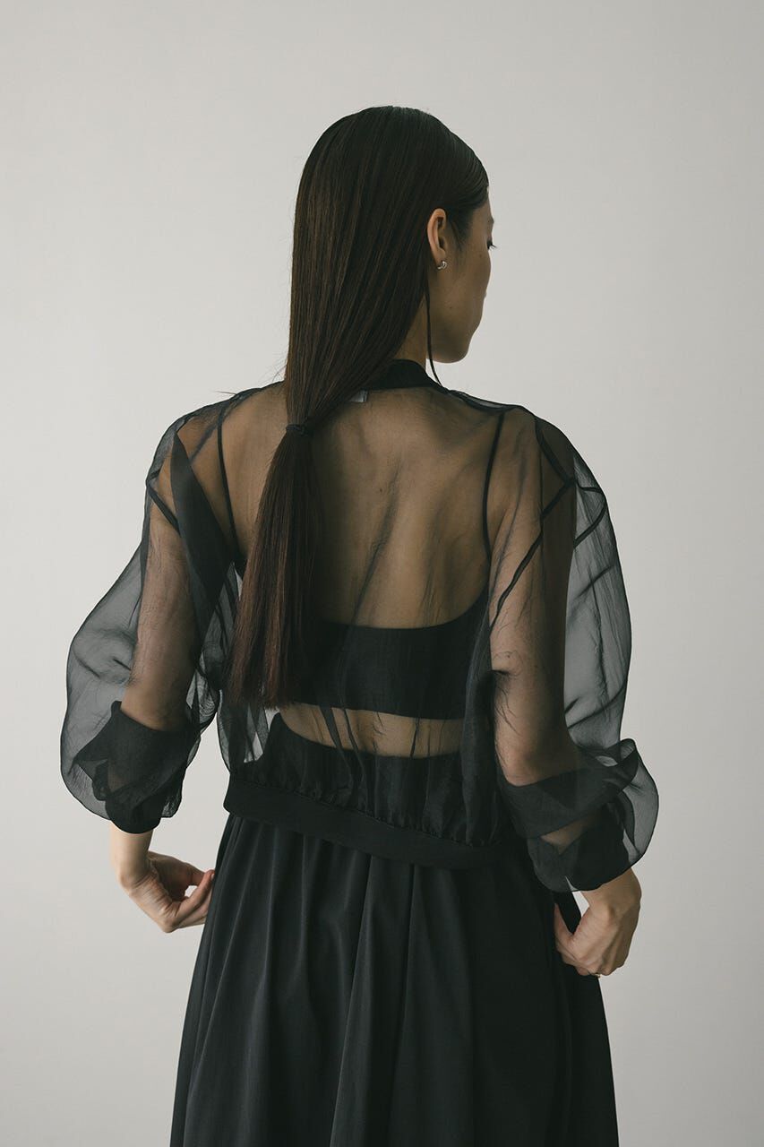 STYLEMIXER「シアーコンビネーションカーディガン」|カーディガン|