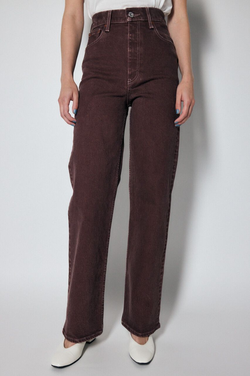 MOUSSY「PLAIN COLOR LOOSE STRAIGHT」|デニム|