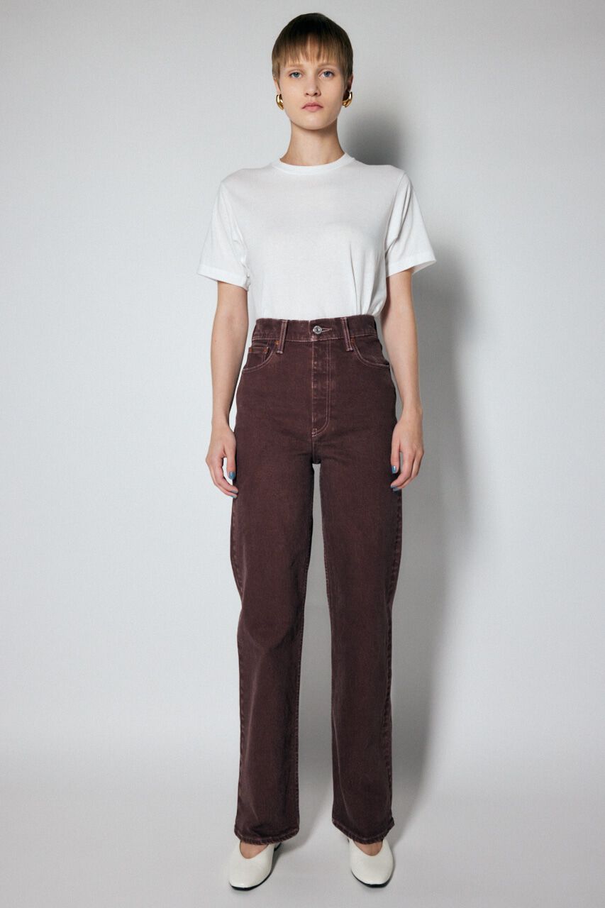 MOUSSY「PLAIN COLOR LOOSE STRAIGHT」|デニム|