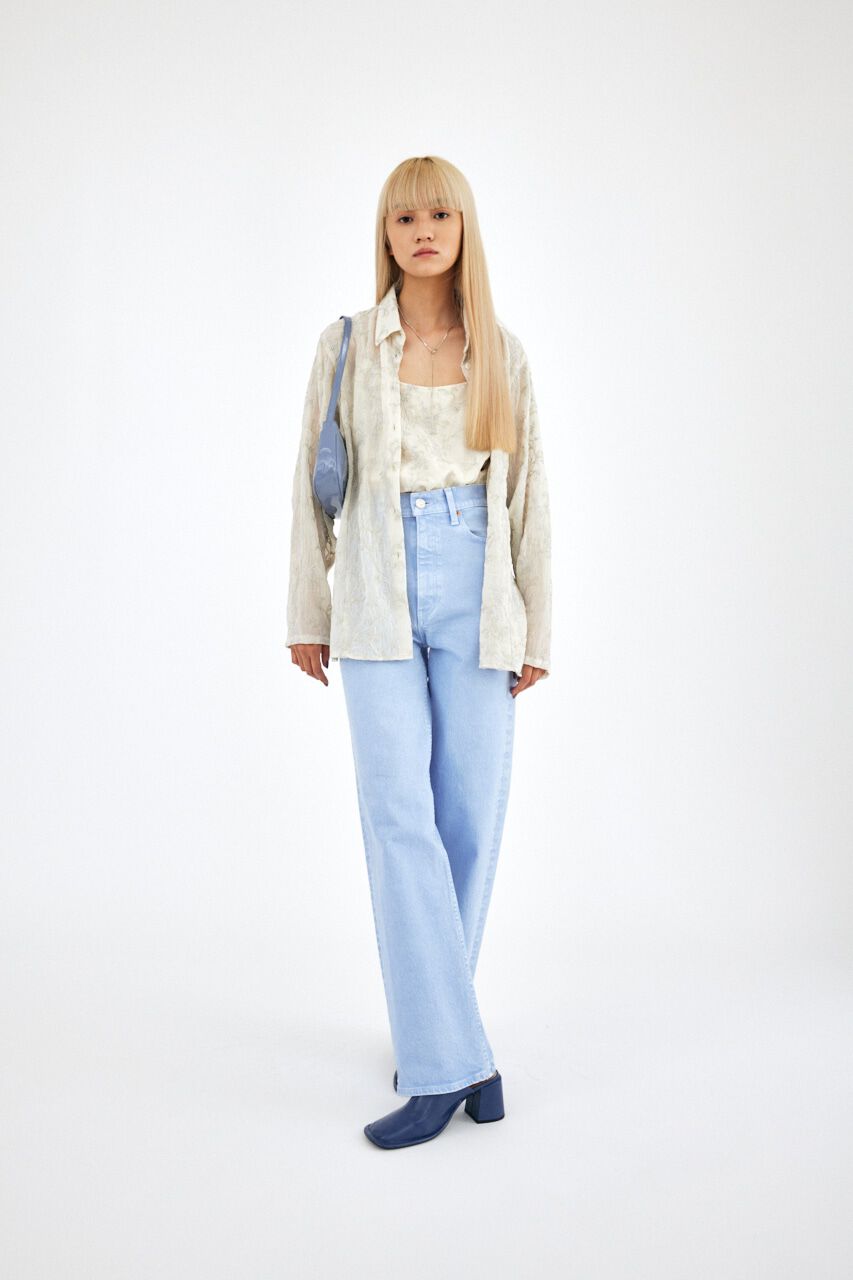 MOUSSY「PLAIN COLOR LOOSE STRAIGHT」|デニム|
