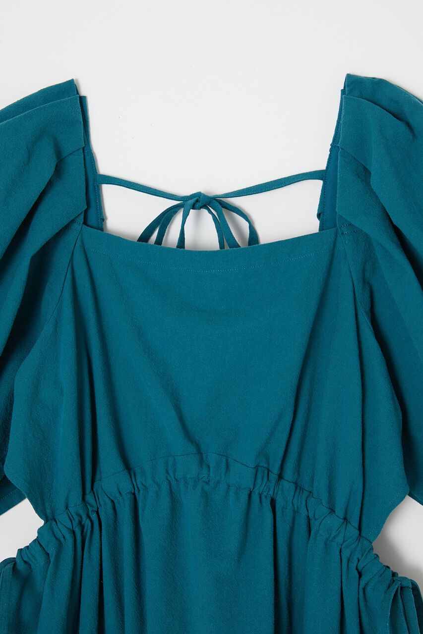 MOUSSY「TUCK VOLUME SLEEVE ドレス」|ワンピース|