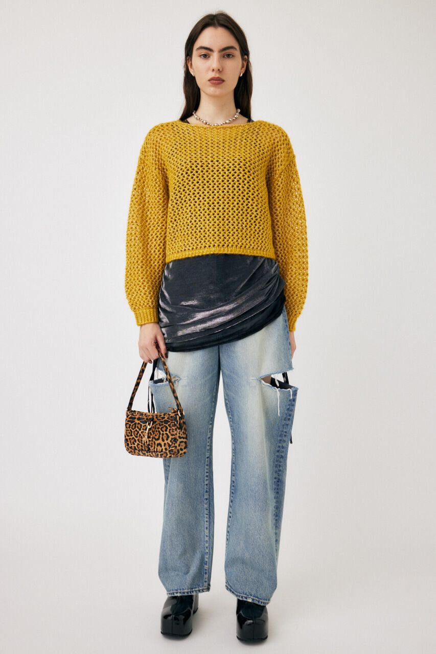 MOUSSY「LUREX MESH ニット」|ニット・セーター|