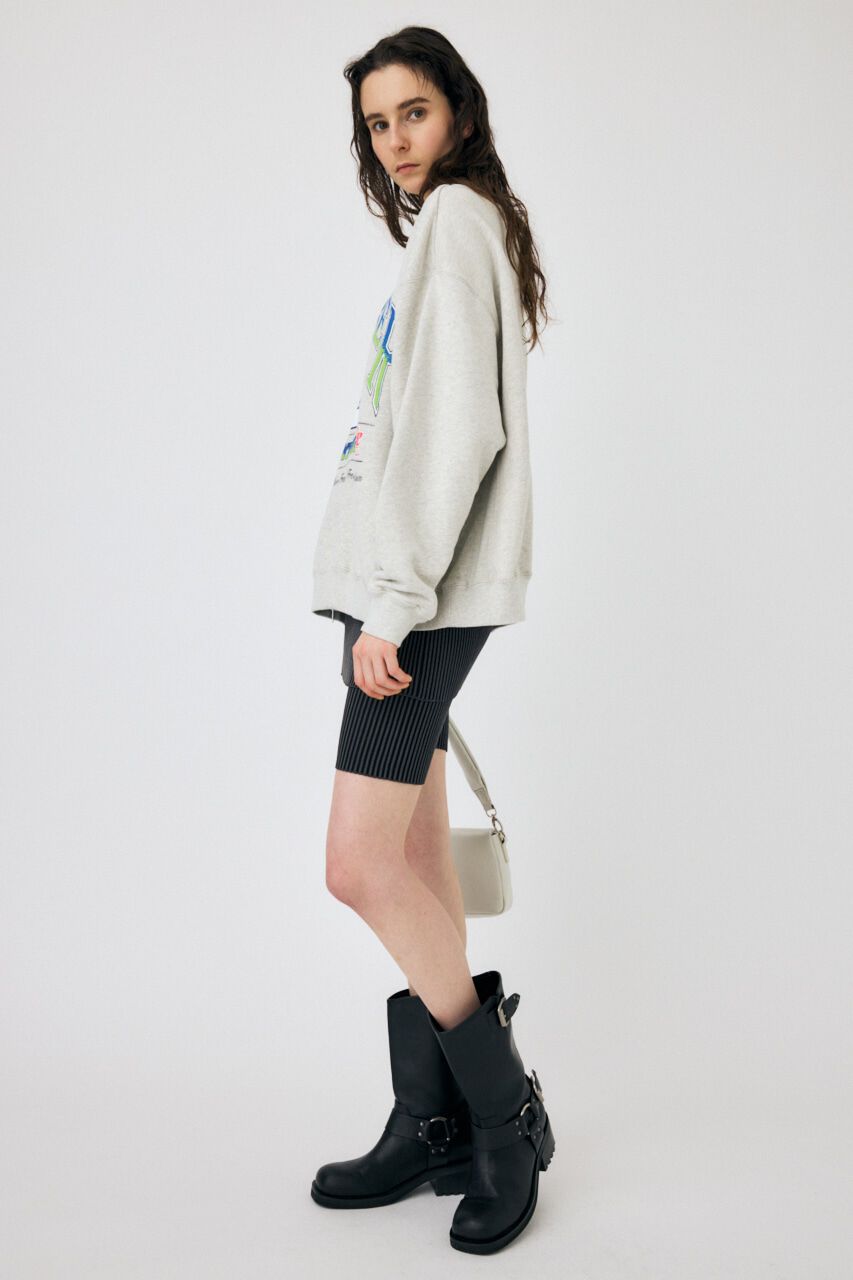 MOUSSY「ZIPPERED MOTO プルオーバー」|パーカー|