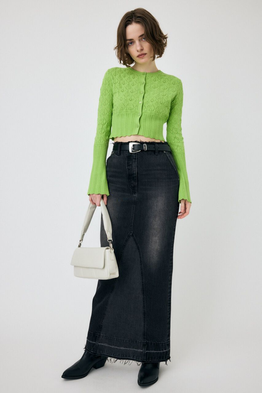MOUSSY「MERMAID DENIM LONG SKIRT」|スカート|