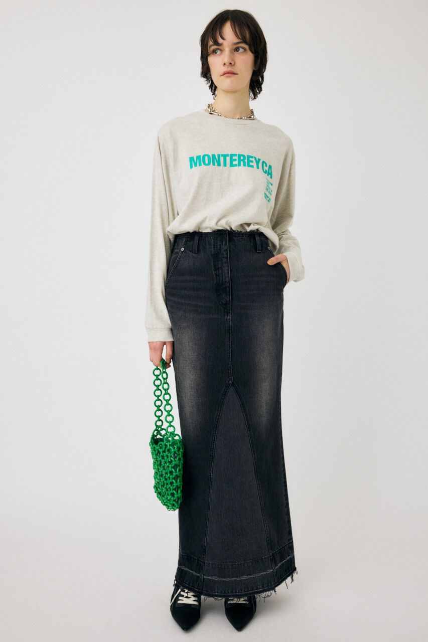 MOUSSY「MERMAID DENIM LONG SKIRT」|スカート|