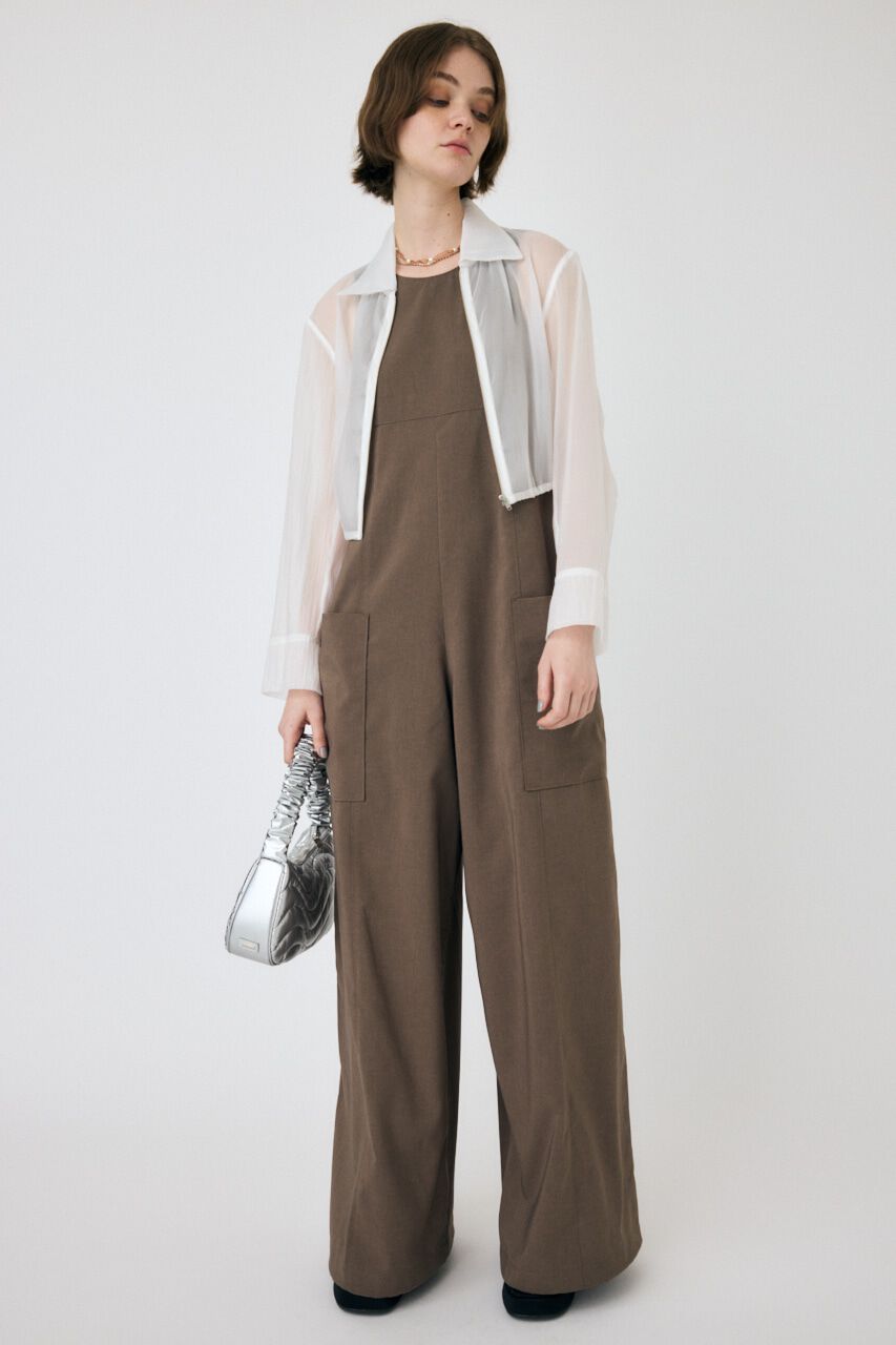 MOUSSY「SHEER CROPPED ジャケット」|シャツ・ブラウス|