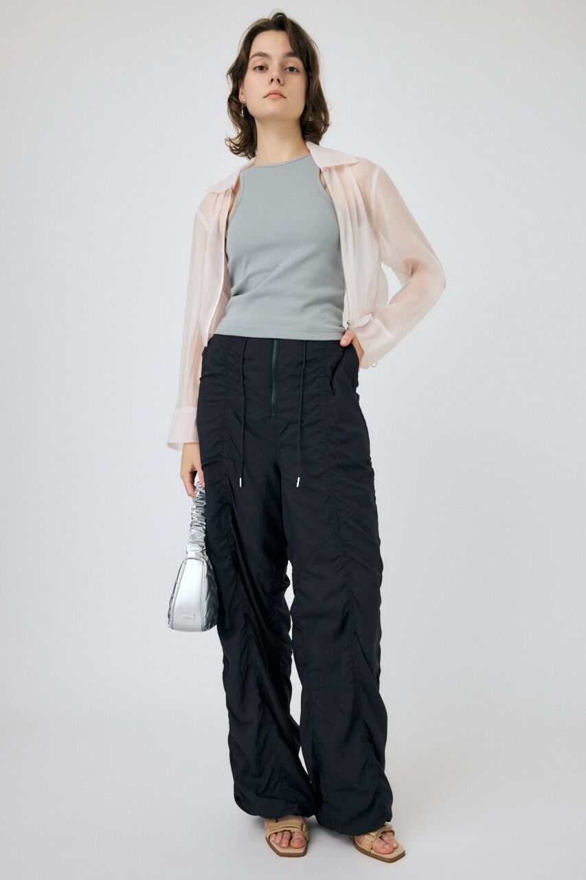 MOUSSY「SHEER CROPPED ジャケット」|シャツ・ブラウス|