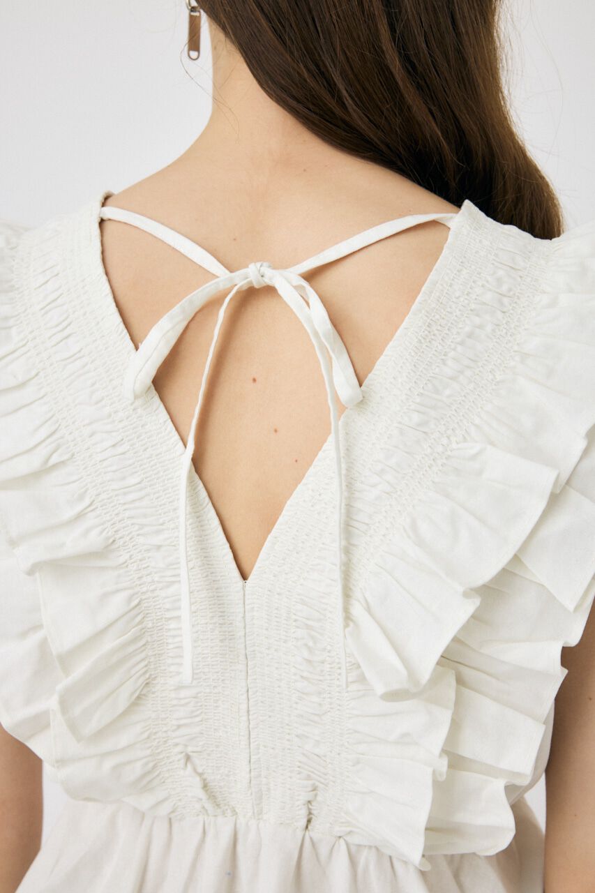 MOUSSY「SHOULDER フリルブラウス」|シャツ・ブラウス|