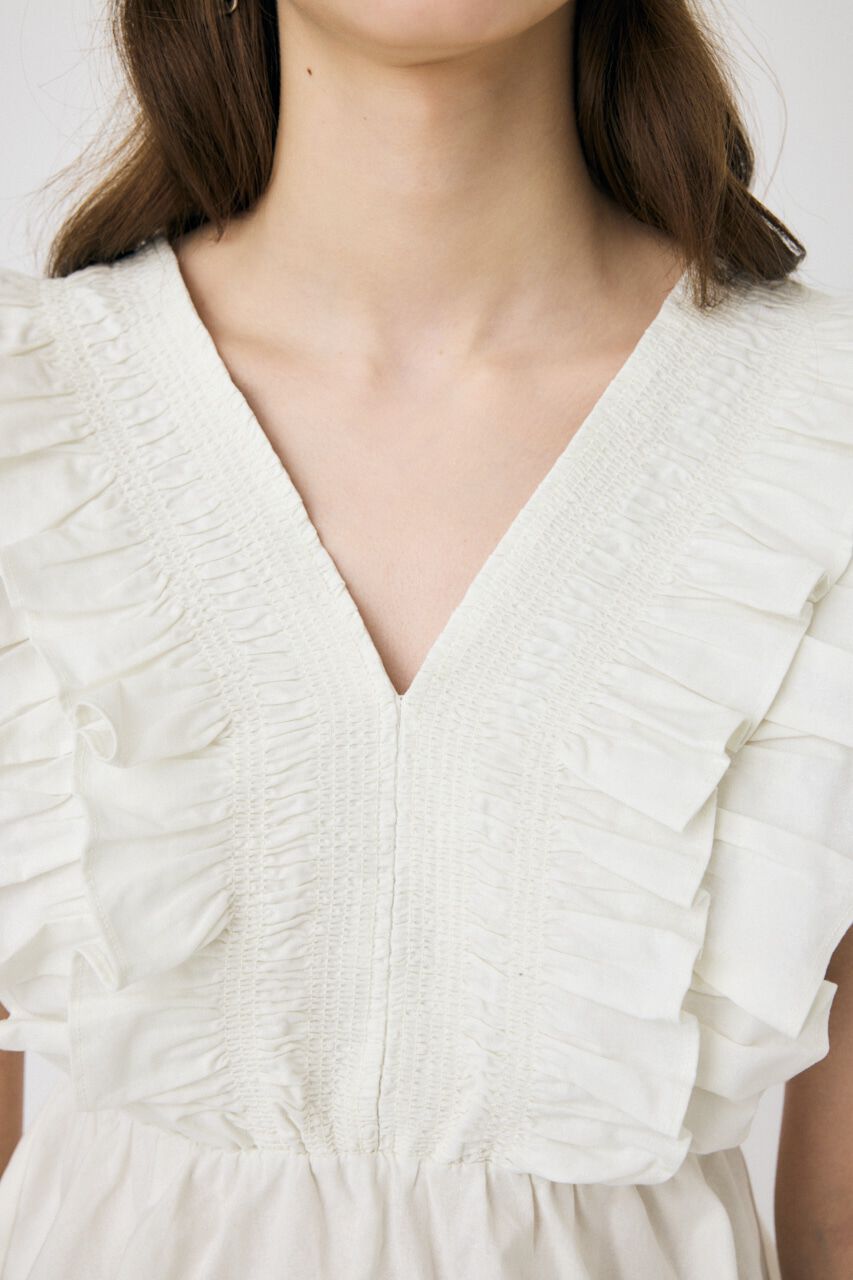 MOUSSY「SHOULDER フリルブラウス」|シャツ・ブラウス|