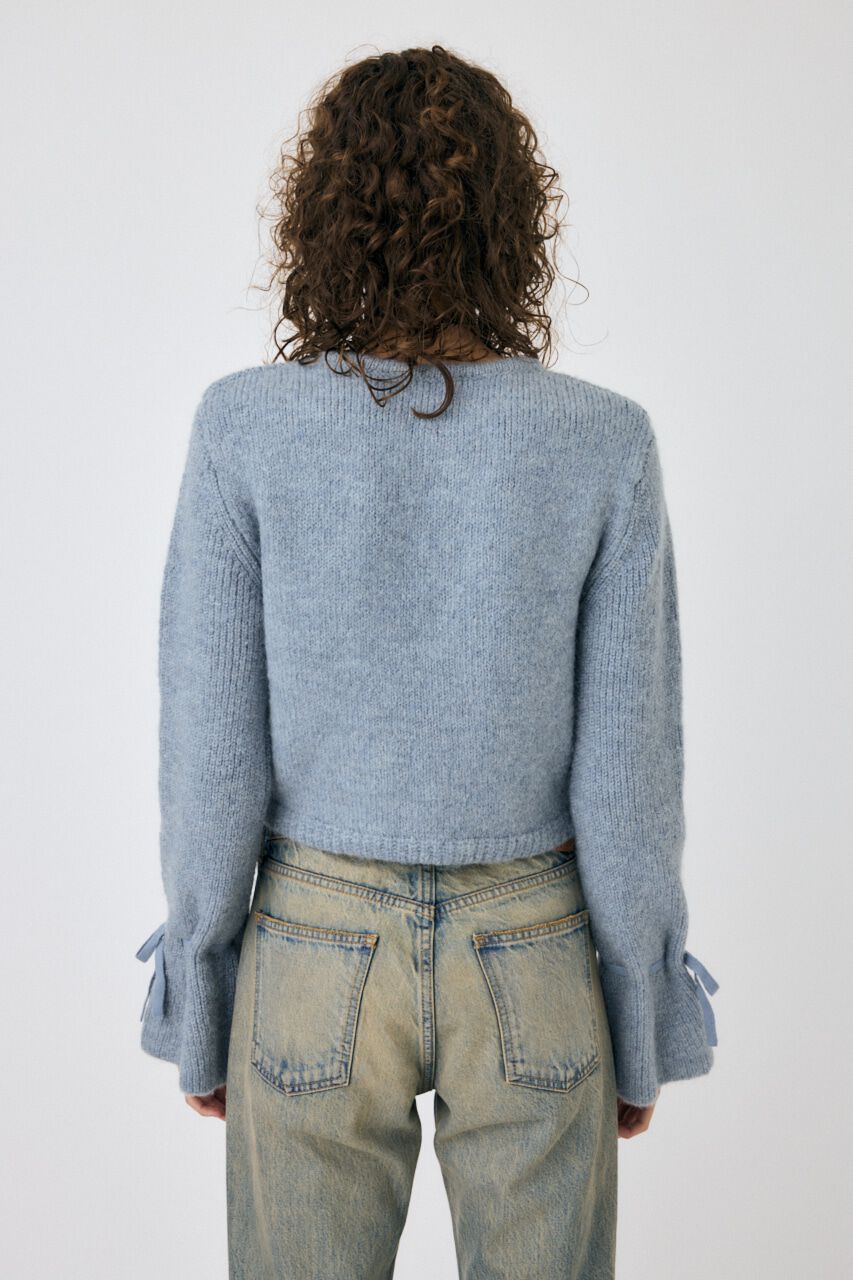 MOUSSY「F/PEARL BUTTON カーディガン」|カーディガン|