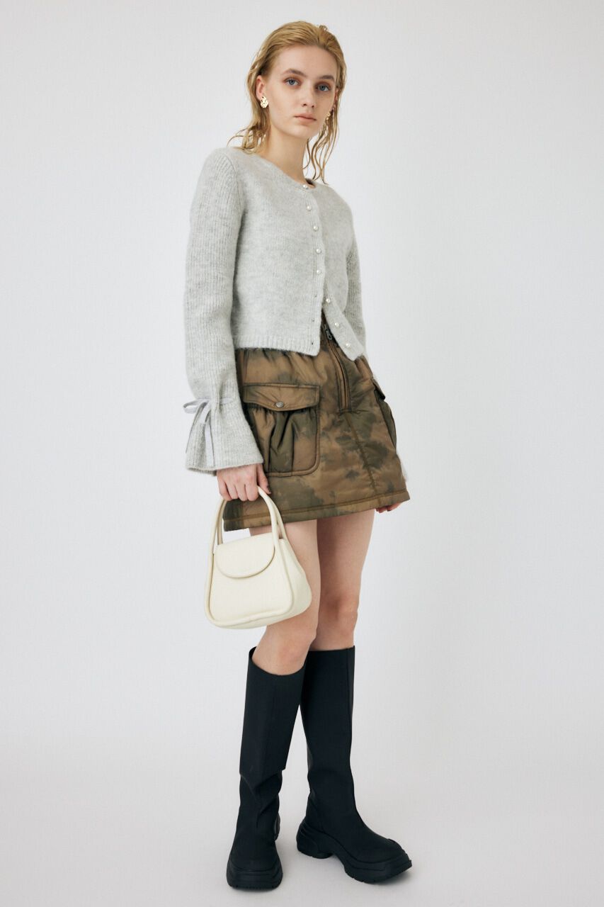 MOUSSY「F/PEARL BUTTON カーディガン」|カーディガン|