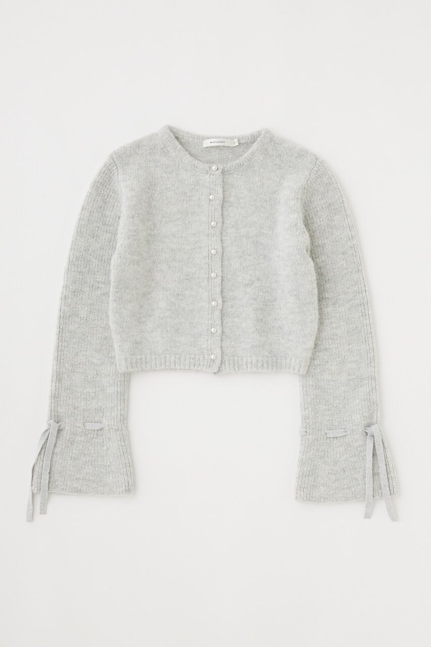 MOUSSY「F/PEARL BUTTON カーディガン」|カーディガン|
