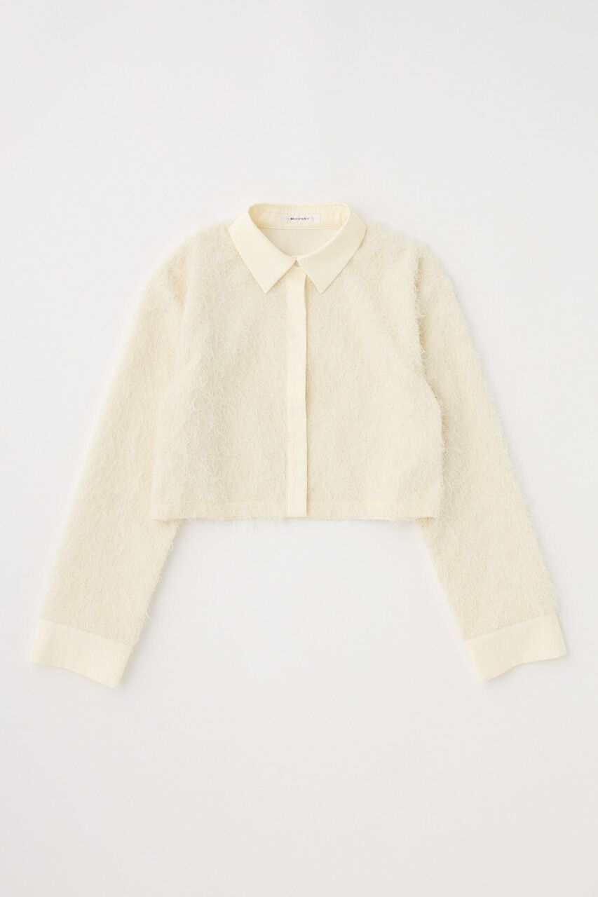 MOUSSY「FRINGE CROPPED シャツ」|シャツ・ブラウス|