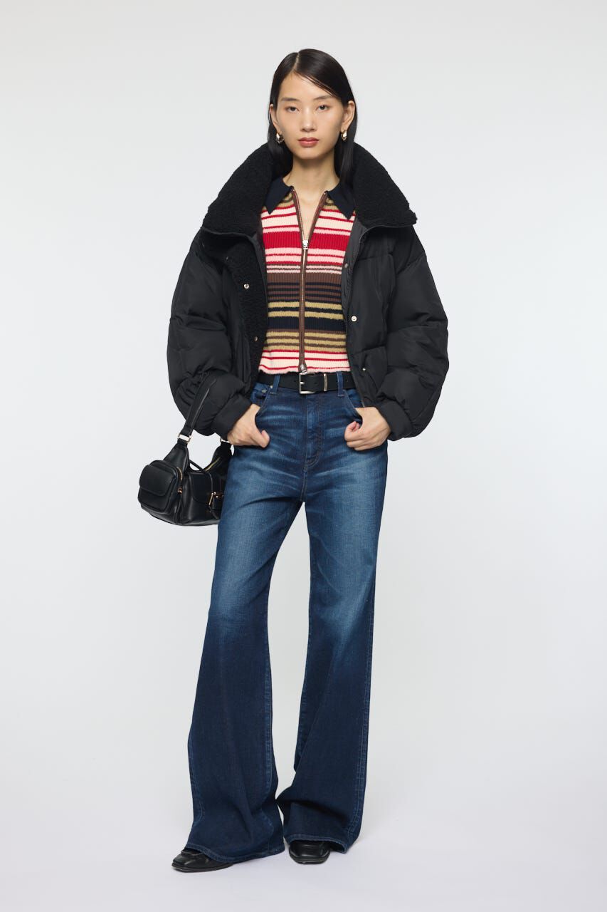 ジャケット・アウター moussy STAND COLLAR JACKET MOUSSY | STAND COLLAR PUFFER ジャケット (ブルゾン ) |SHEL'TTER