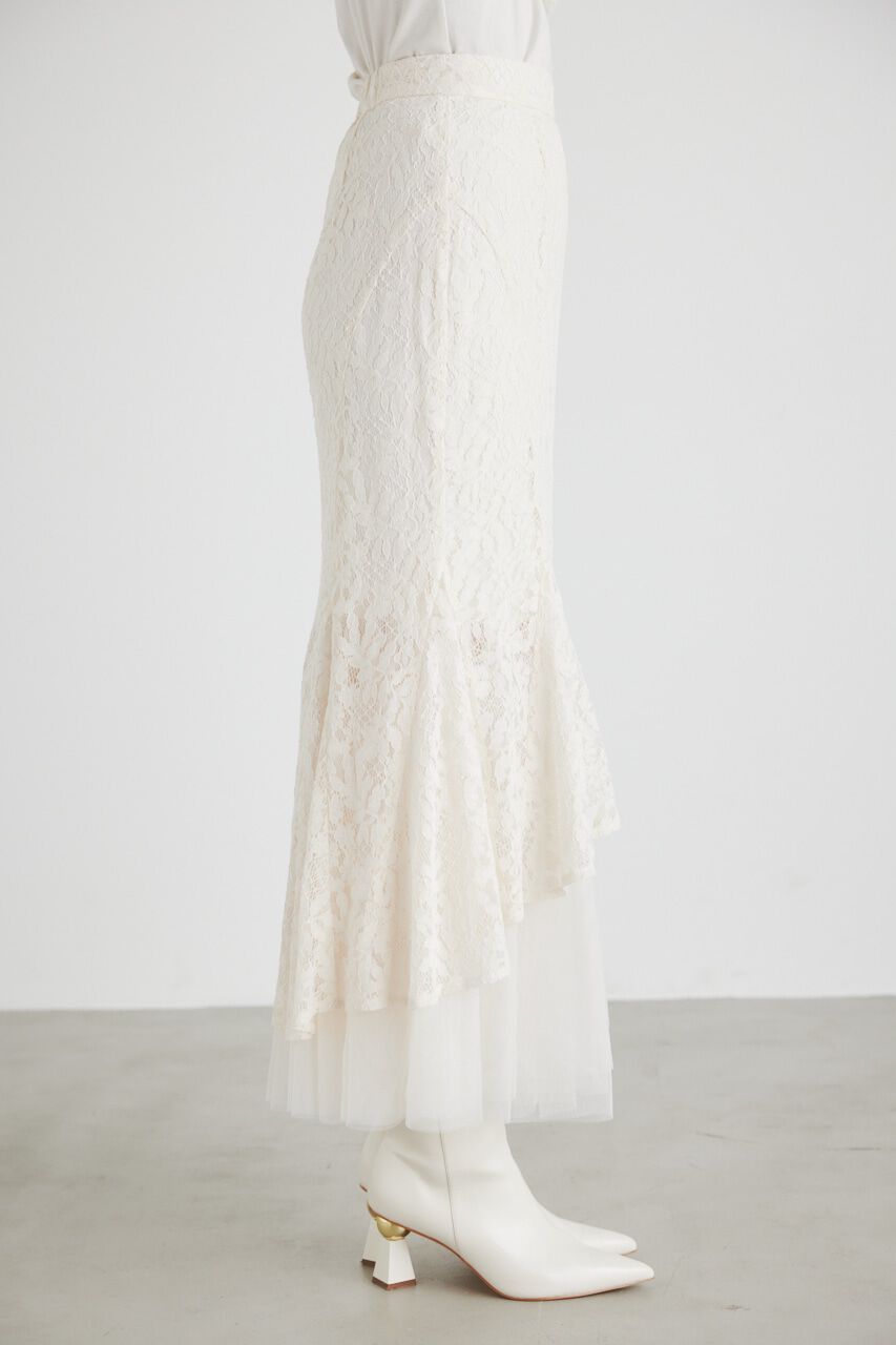 rienda「バックテールレースドッキングマーメイドSK」|スカート|