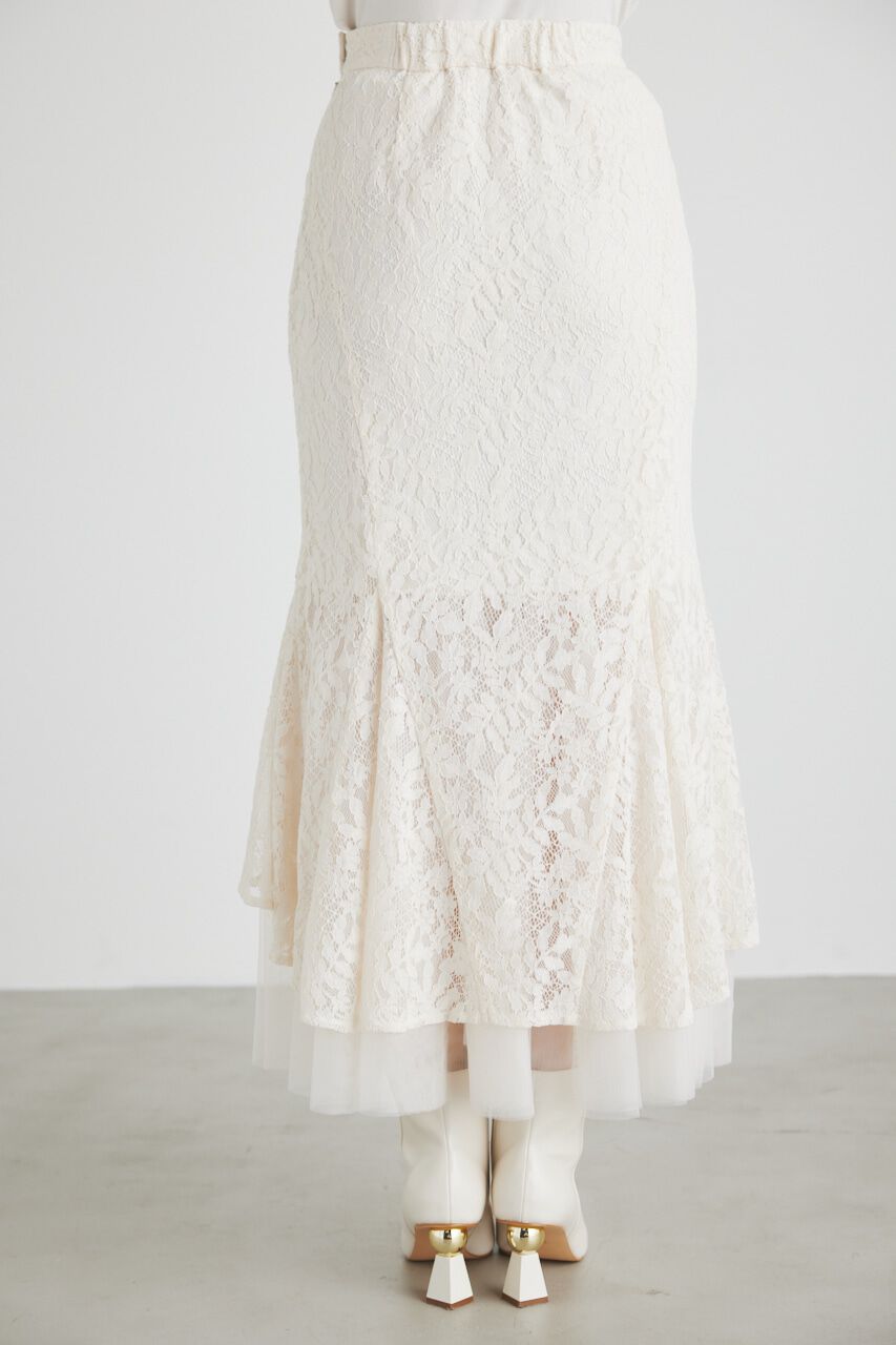 rienda「バックテールレースドッキングマーメイドSK」|スカート|