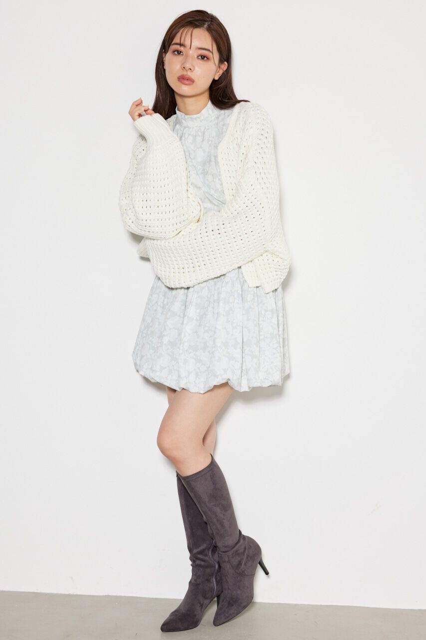 rienda「rough Knitカーディガン」|カーディガン|