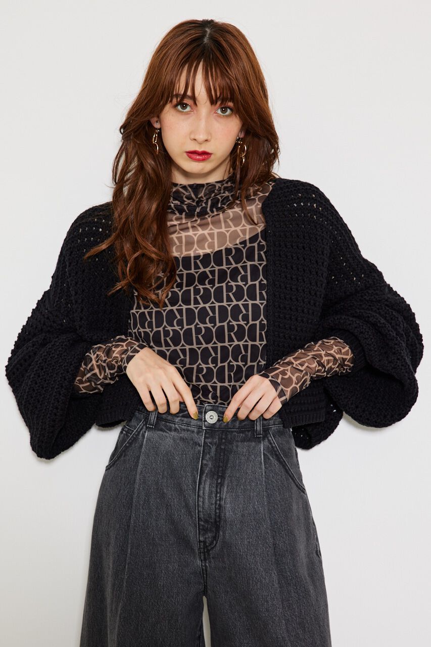 rienda「rough Knitカーディガン」|カーディガン|