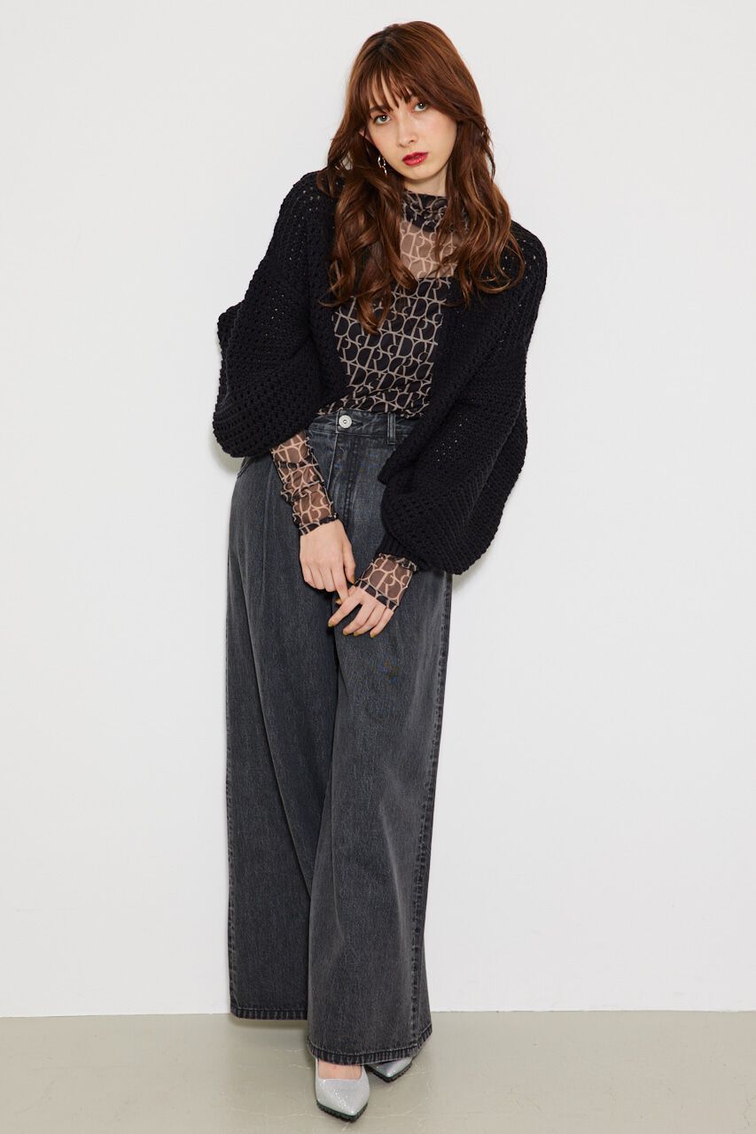 rienda「rough Knitカーディガン」|カーディガン|