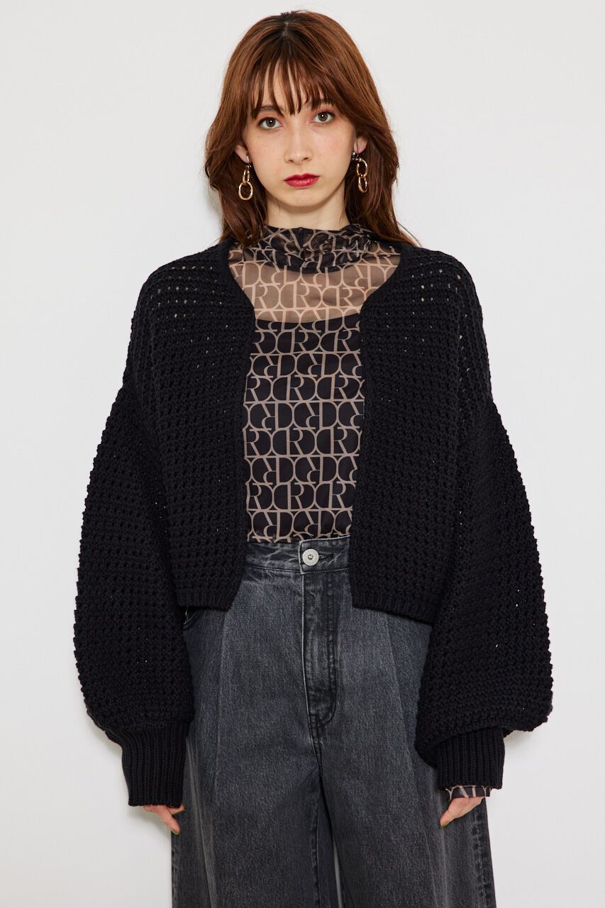 rienda「rough Knitカーディガン」|カーディガン|