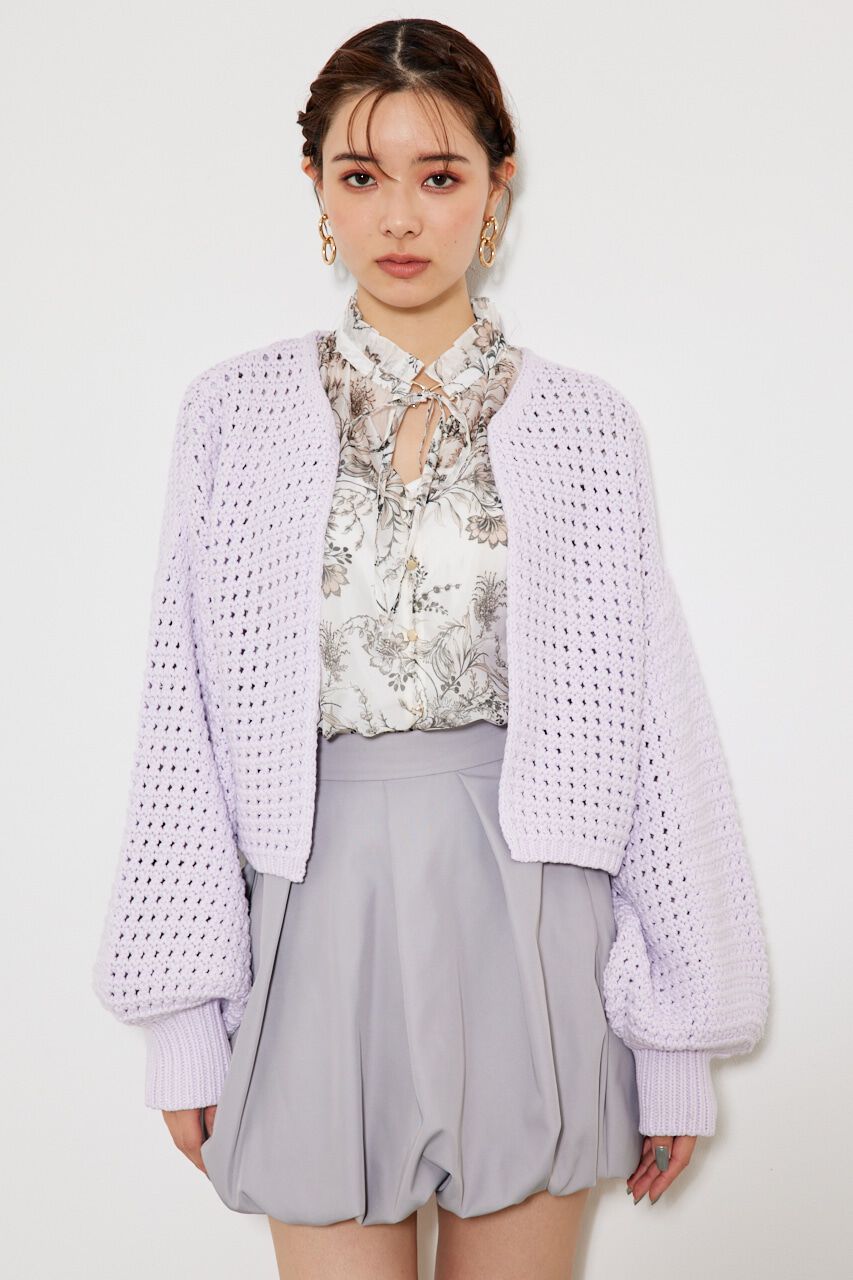 rienda「rough Knitカーディガン」|カーディガン|